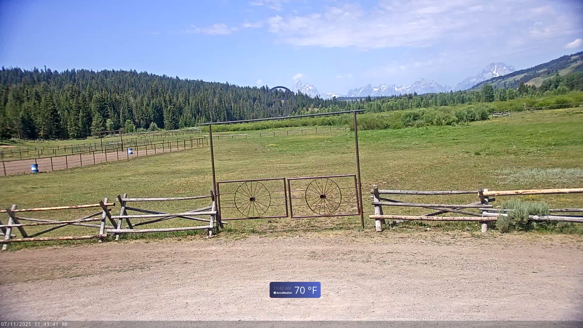 Turpin Meadow Ranch & Campground Live Cam - Moran, Teton, Wyoming, USA