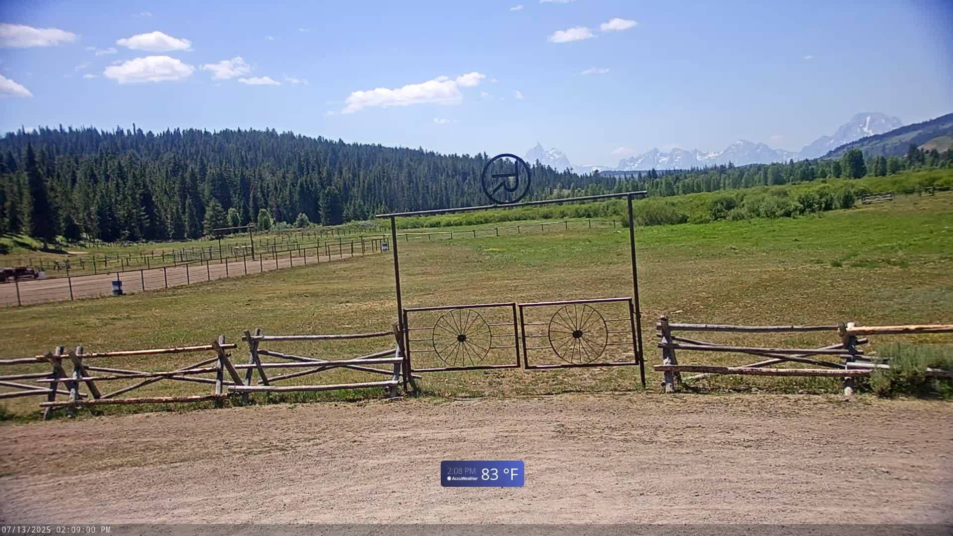Turpin Meadow Ranch & Campground Live Cam - Moran, Teton, Wyoming, USA