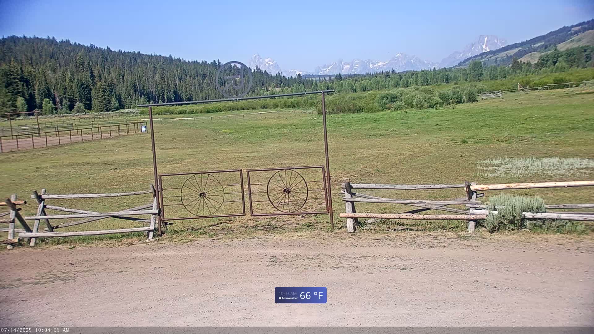 Turpin Meadow Ranch & Campground Live Cam - Moran, Teton, Wyoming, USA