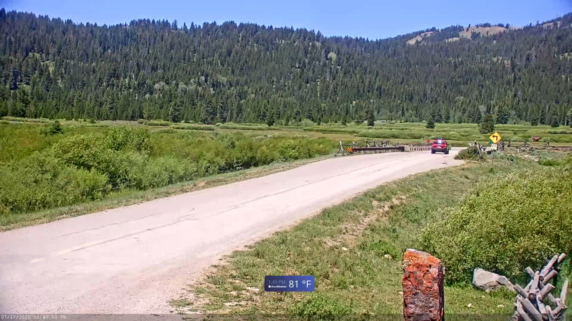 Turpin Meadow Ranch & Campground Live Cam - Moran, Teton, Wyoming, USA