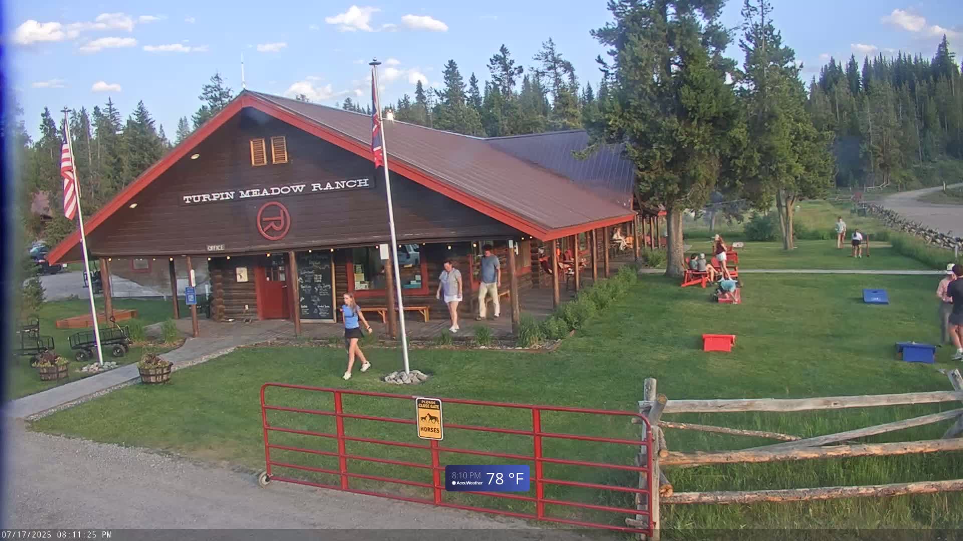 Turpin Meadow Ranch & Campground Live Cam - Moran, Teton, Wyoming, USA