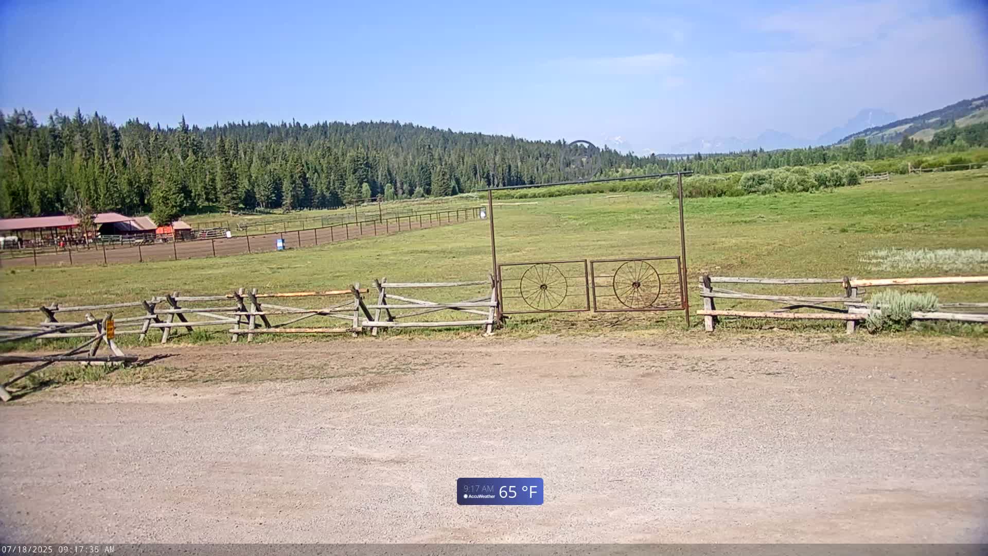 Turpin Meadow Ranch & Campground Live Cam - Moran, Teton, Wyoming, USA