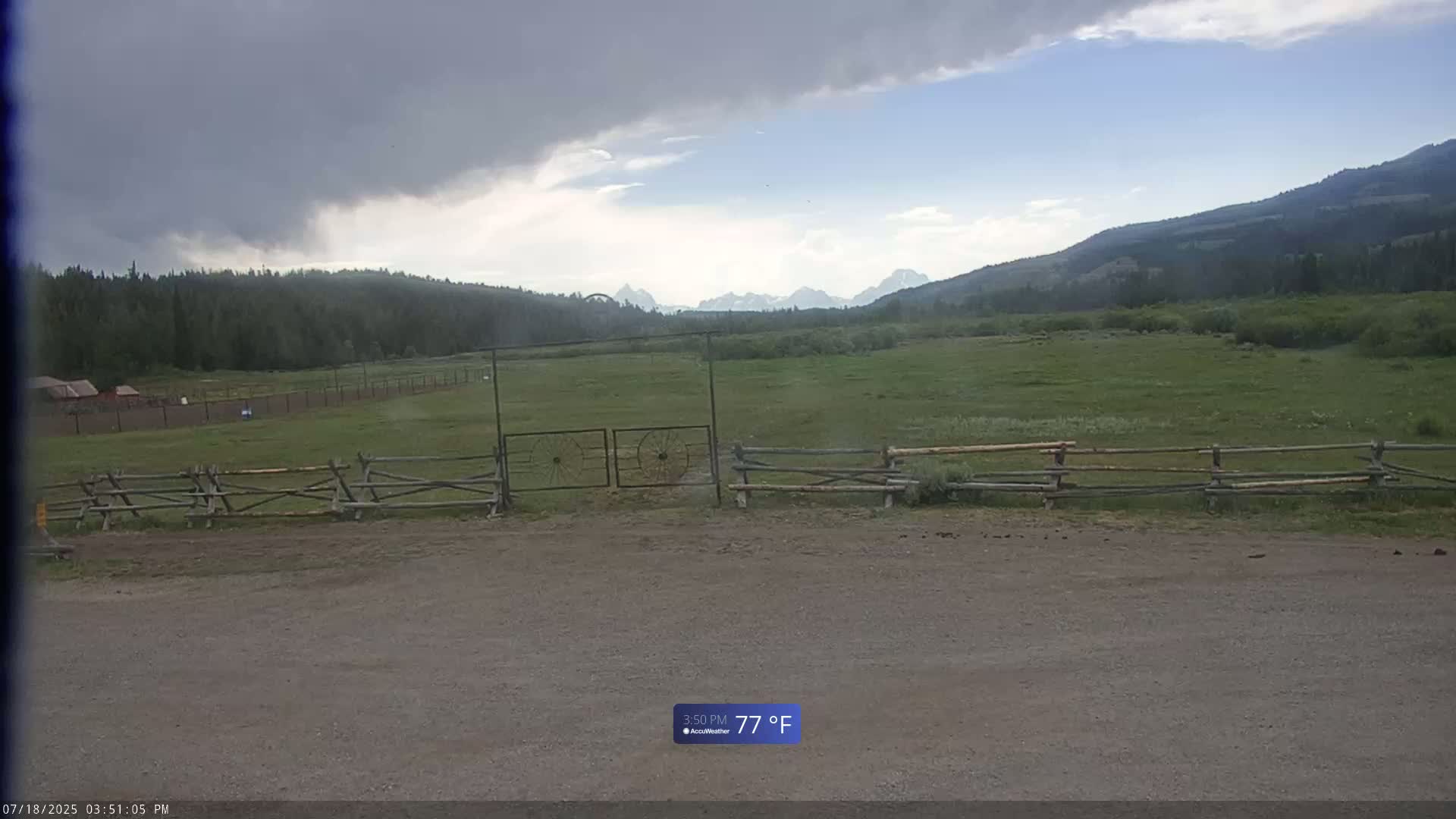 Turpin Meadow Ranch & Campground Live Cam - Moran, Teton, Wyoming, USA