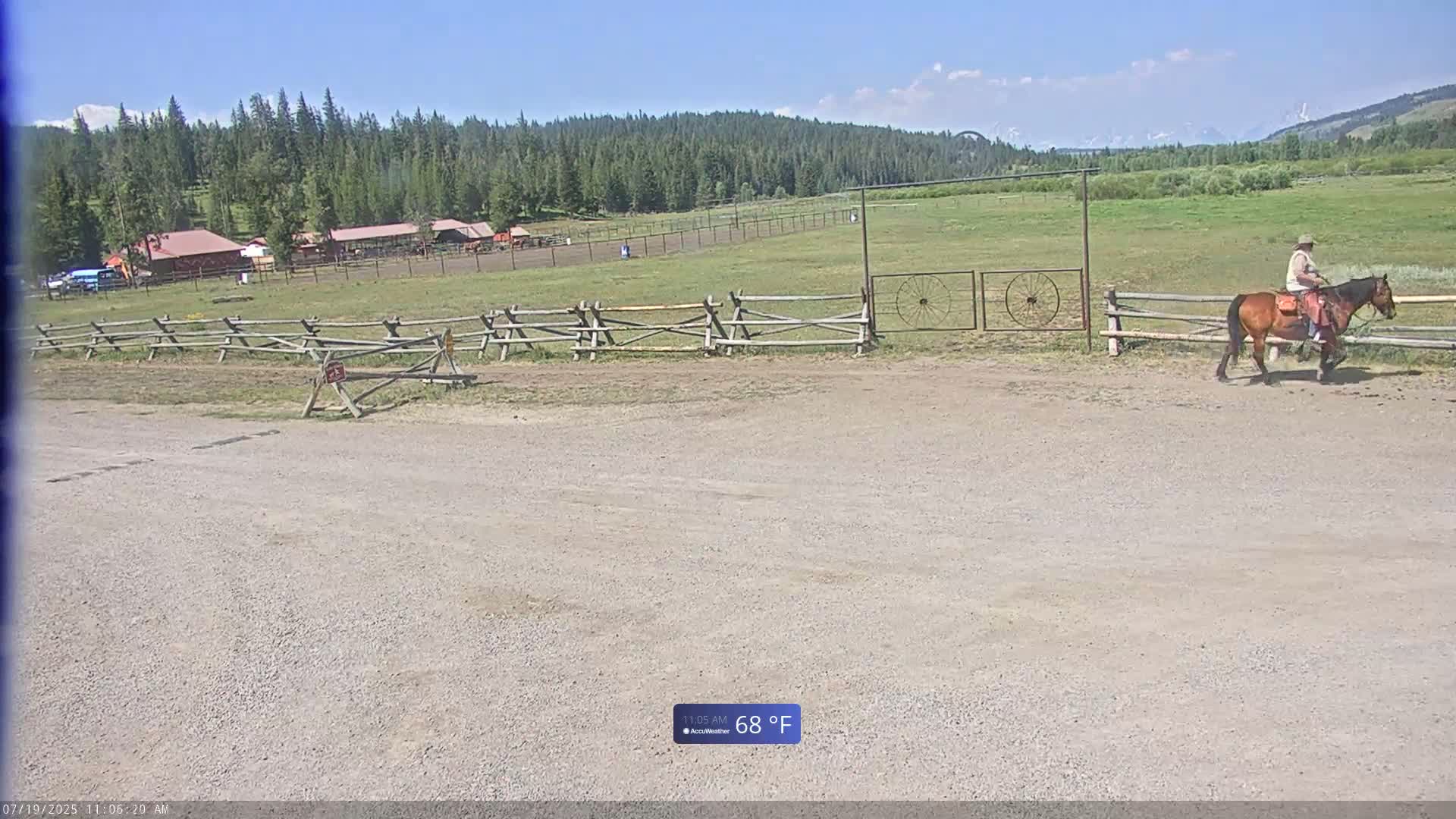 Turpin Meadow Ranch & Campground Live Cam - Moran, Teton, Wyoming, USA