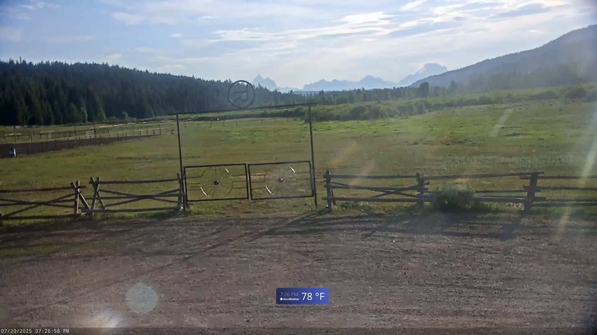 Turpin Meadow Ranch & Campground Live Cam - Moran, Teton, Wyoming, USA