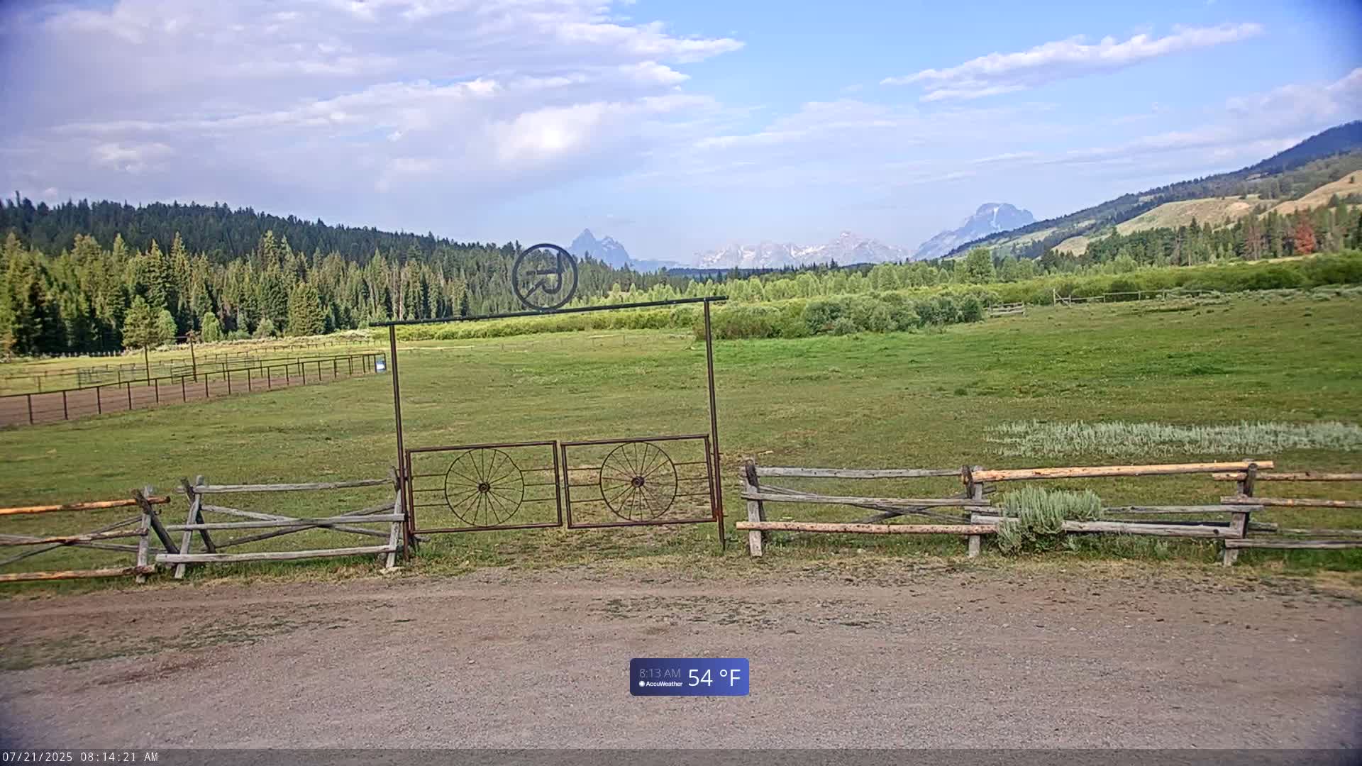 Turpin Meadow Ranch & Campground Live Cam - Moran, Teton, Wyoming, USA