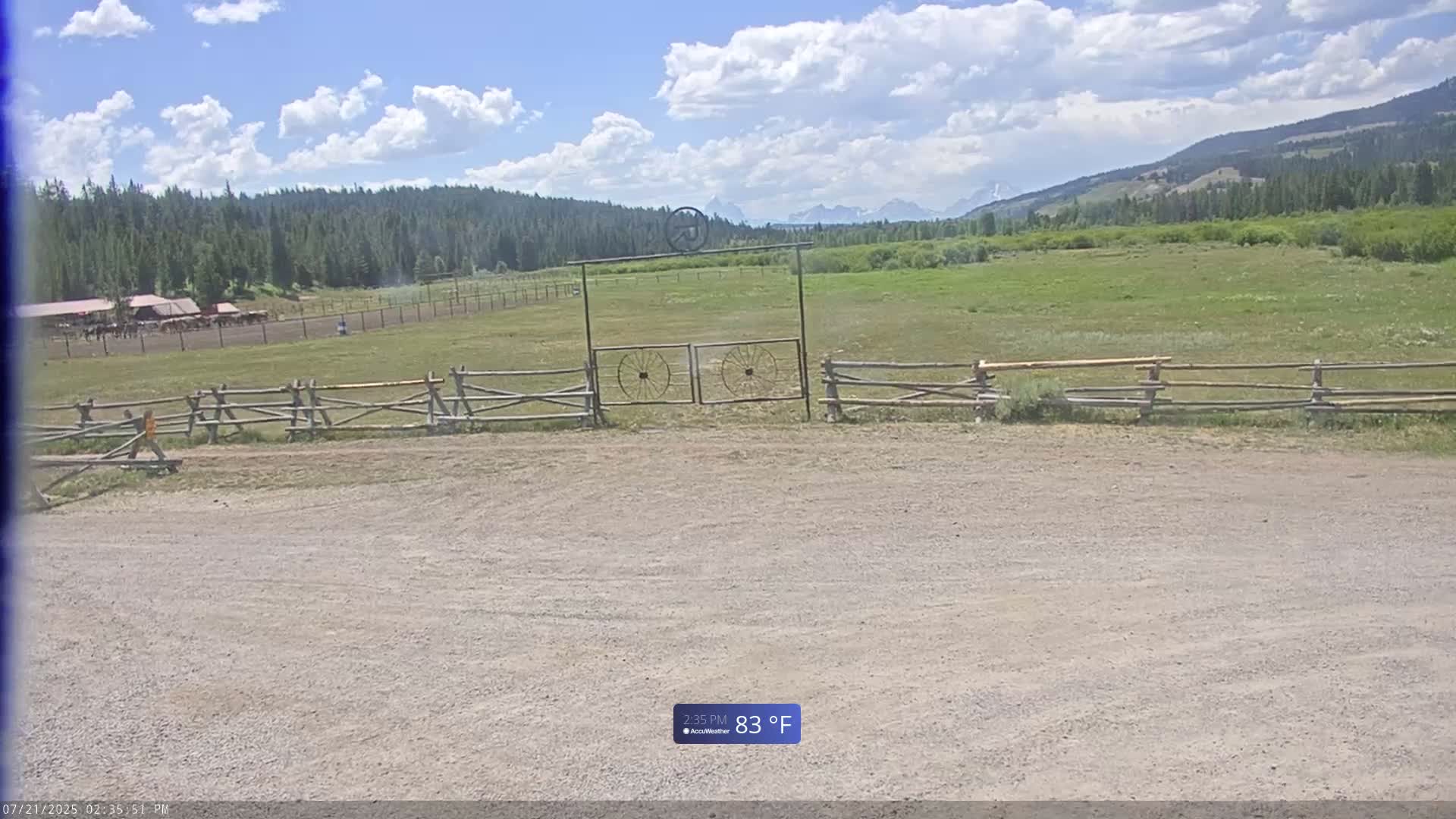 Turpin Meadow Ranch & Campground Live Cam - Moran, Teton, Wyoming, USA