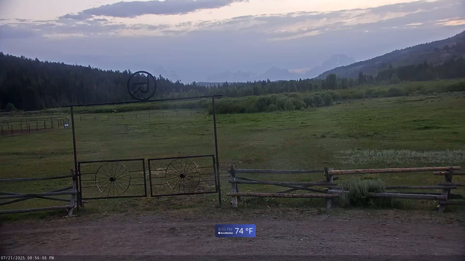 Turpin Meadow Ranch & Campground Live Cam - Moran, Teton, Wyoming, USA