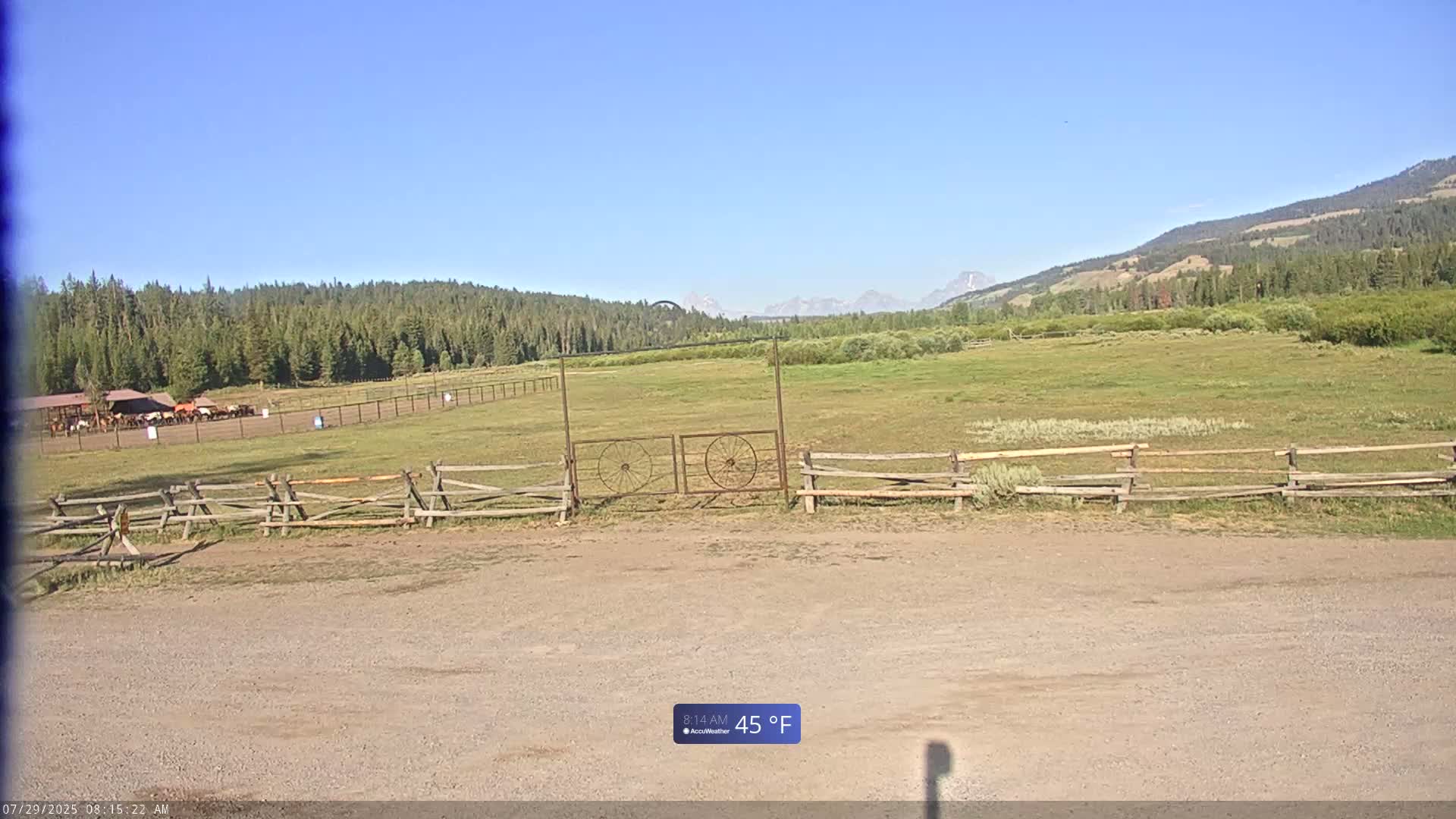 Turpin Meadow Ranch & Campground Live Cam - Moran, Teton, Wyoming, USA