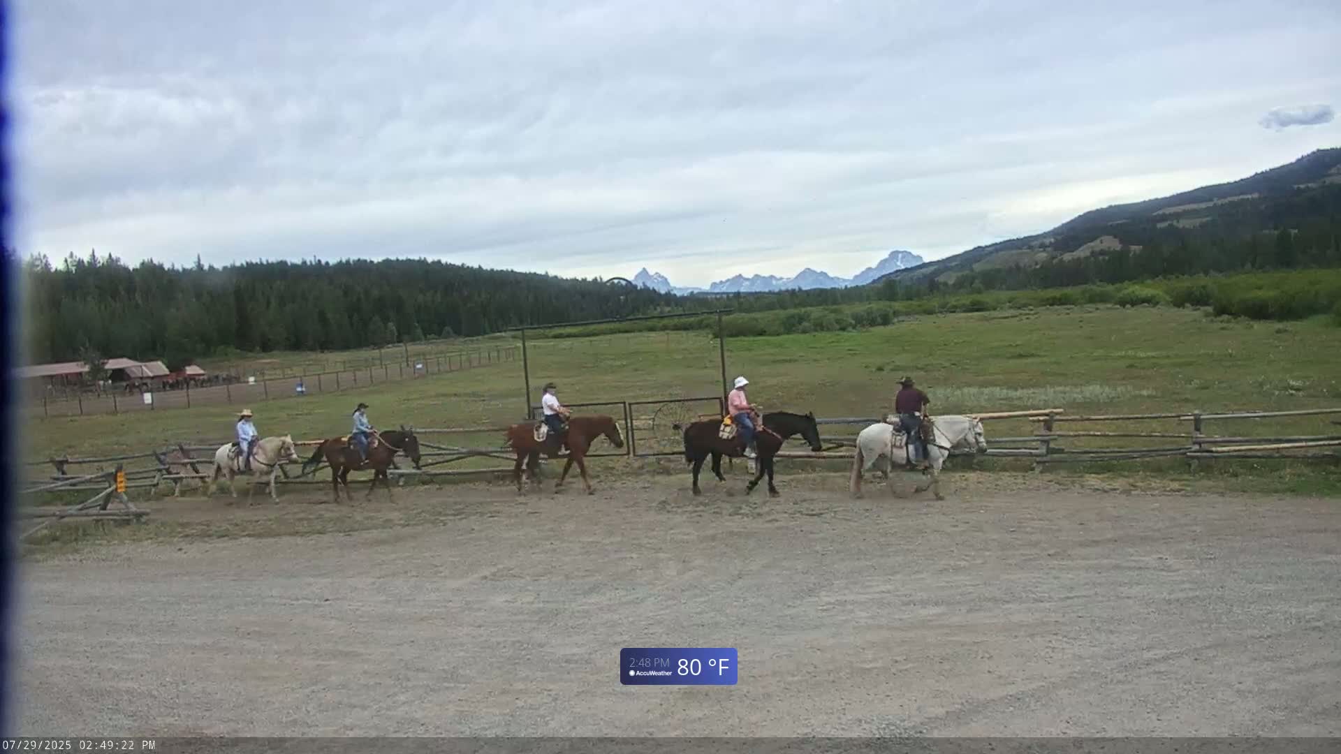 Turpin Meadow Ranch & Campground Live Cam - Moran, Teton, Wyoming, USA
