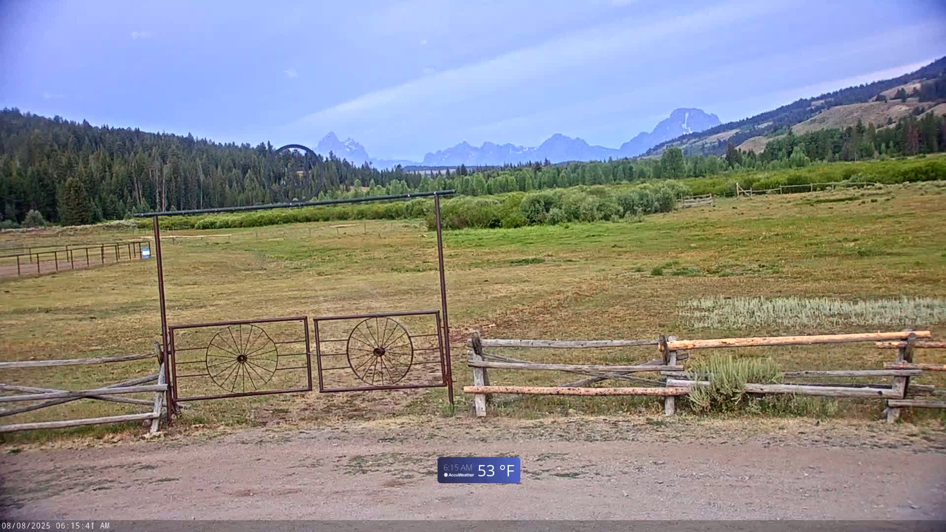Turpin Meadow Ranch & Campground Live Cam - Moran, Teton, Wyoming, USA