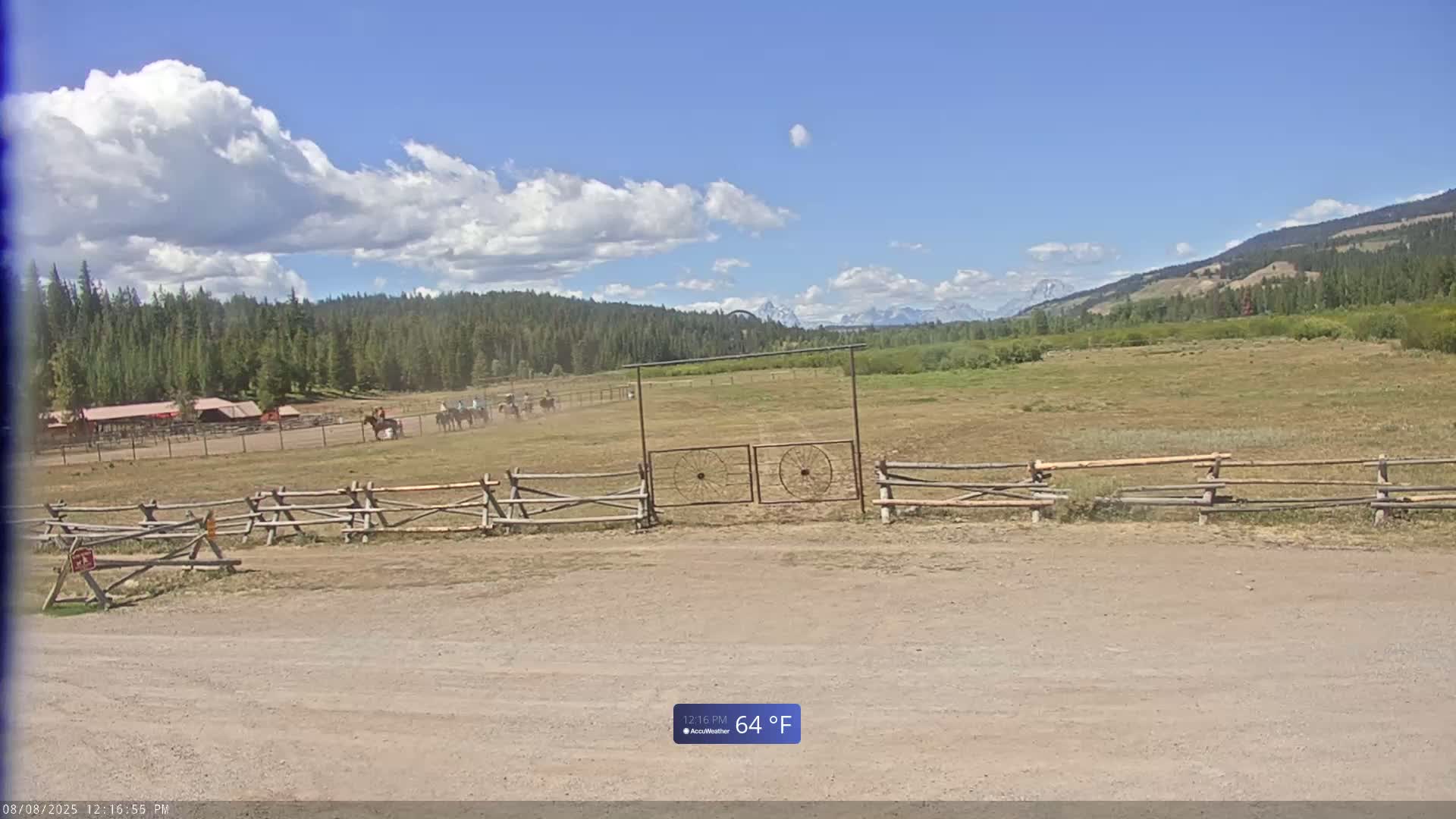 Turpin Meadow Ranch & Campground Live Cam - Moran, Teton, Wyoming, USA
