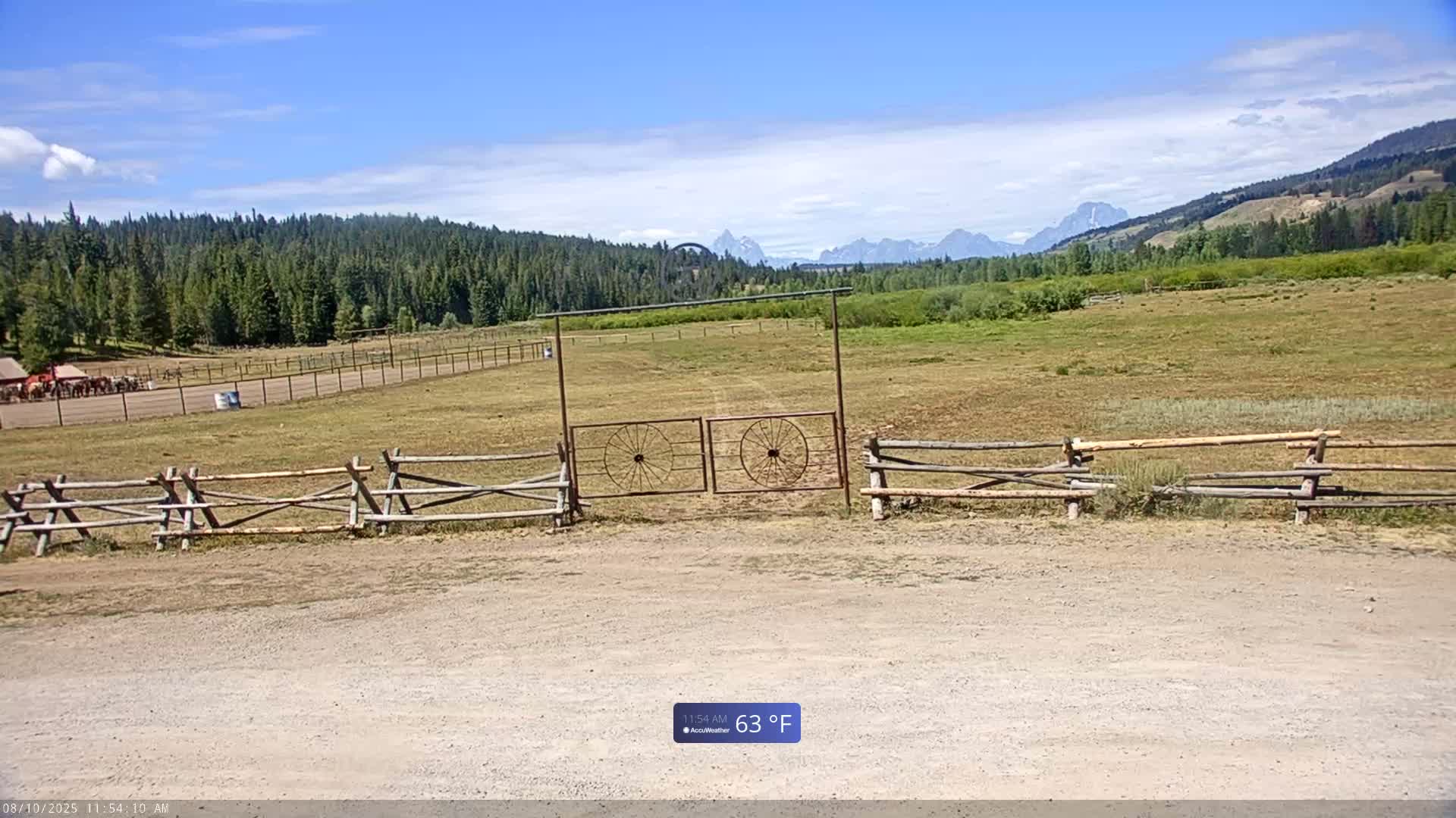 Turpin Meadow Ranch & Campground Live Cam - Moran, Teton, Wyoming, USA