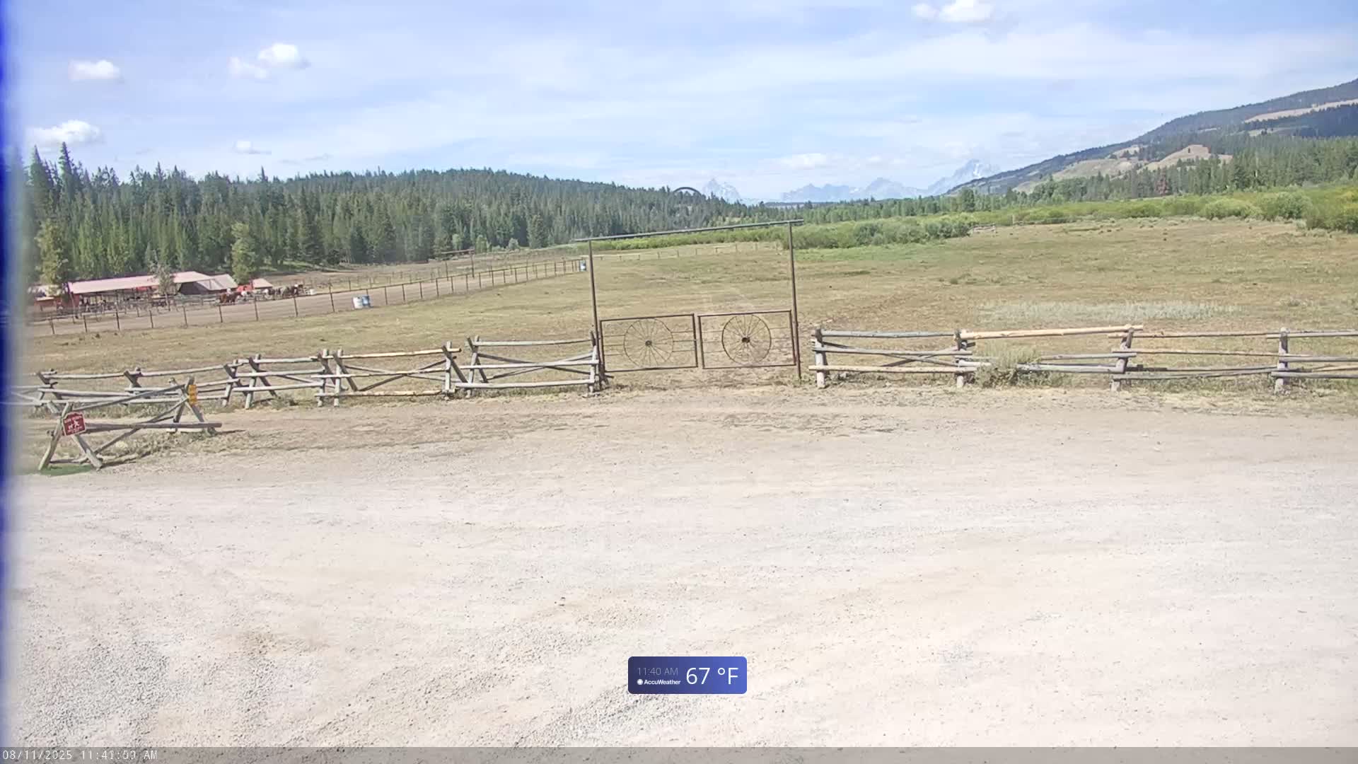 Turpin Meadow Ranch & Campground Live Cam - Moran, Teton, Wyoming, USA