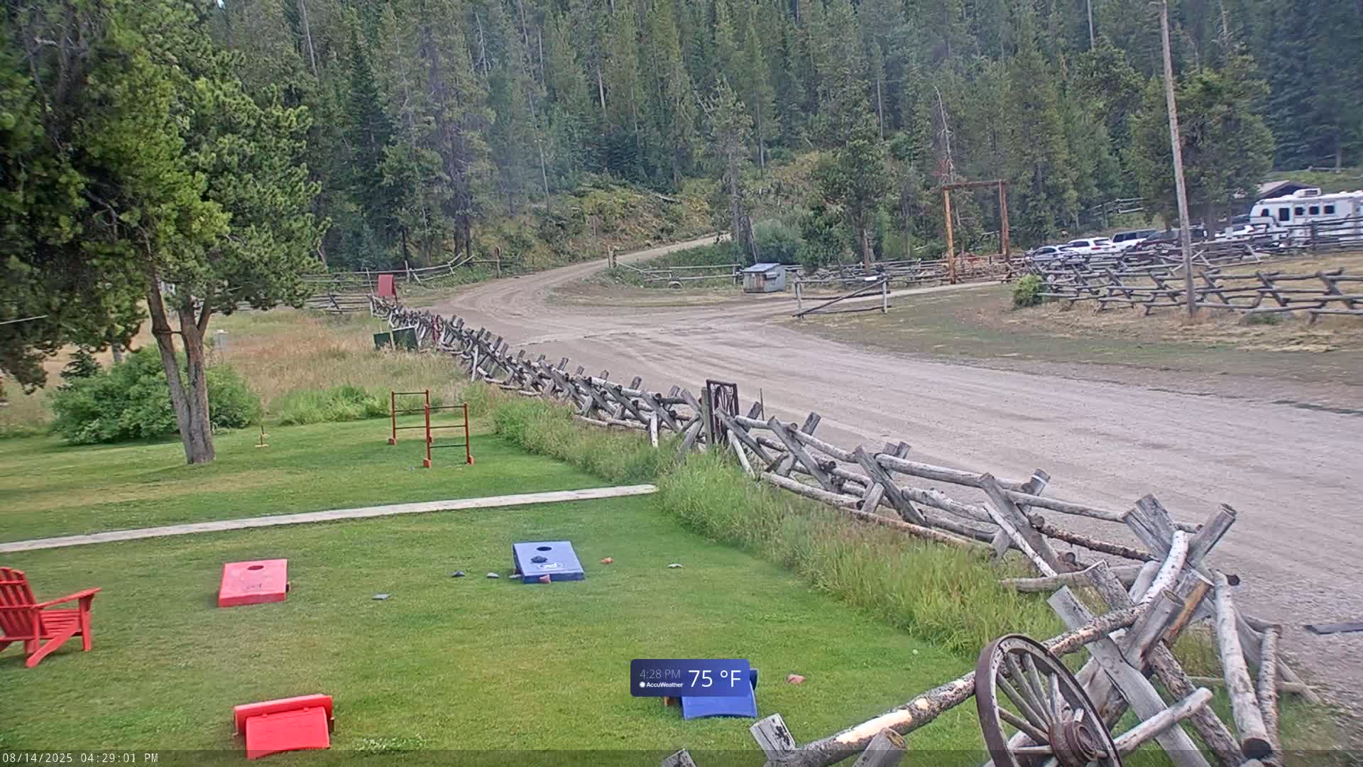Turpin Meadow Ranch & Campground Live Cam - Moran, Teton, Wyoming, USA