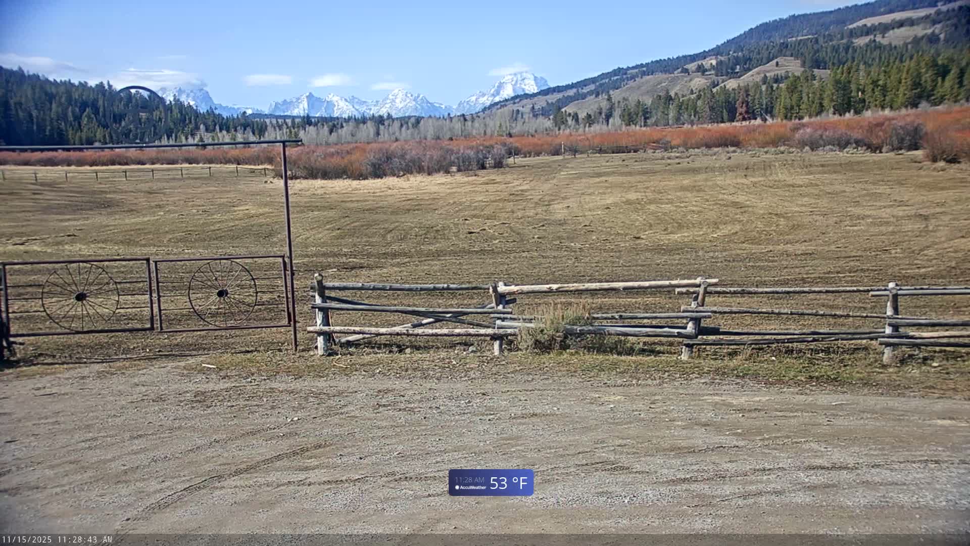 Turpin Meadow Ranch & Campground Live Cam - Moran, Teton, Wyoming, USA