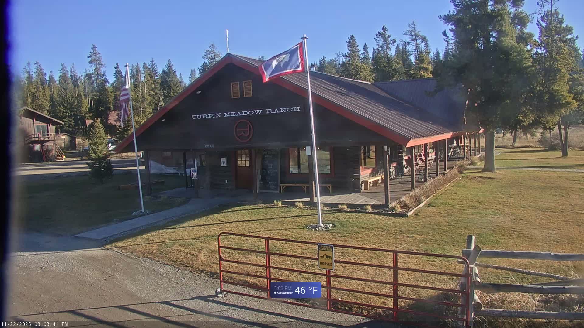 Turpin Meadow Ranch & Campground Live Cam - Moran, Teton, Wyoming, USA