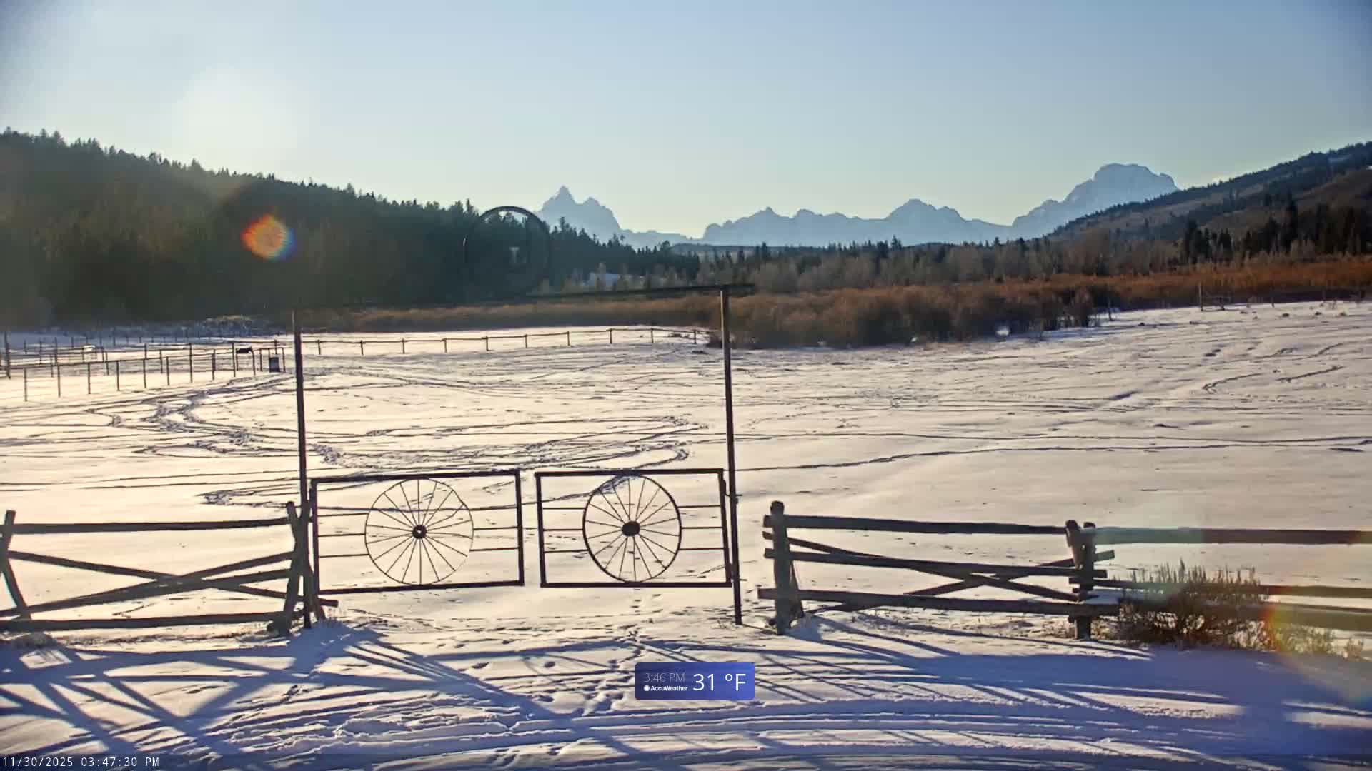Turpin Meadow Ranch & Campground Live Cam - Moran, Teton, Wyoming, USA
