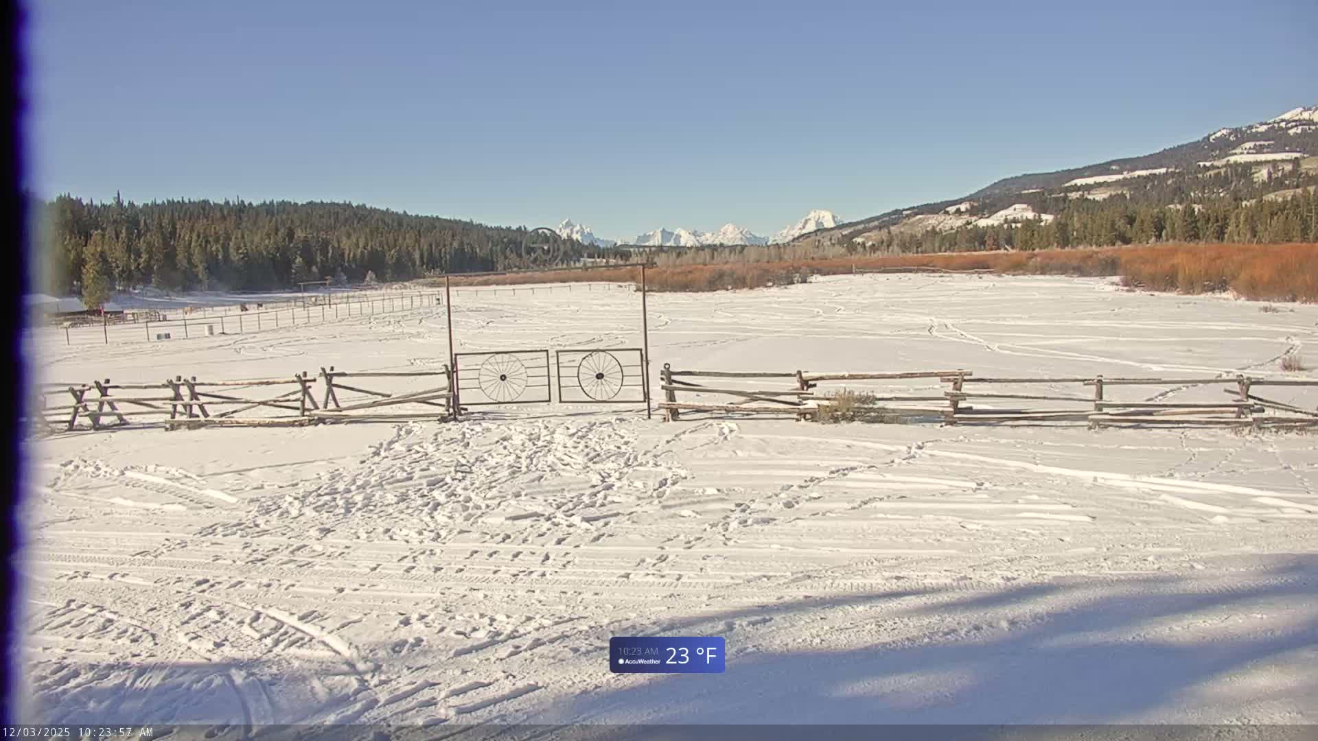 Turpin Meadow Ranch & Campground Live Cam - Moran, Teton, Wyoming, USA