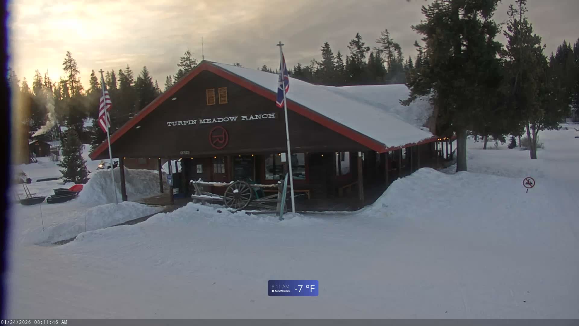 Turpin Meadow Ranch & Campground Live Cam - Moran, Teton, Wyoming, USA