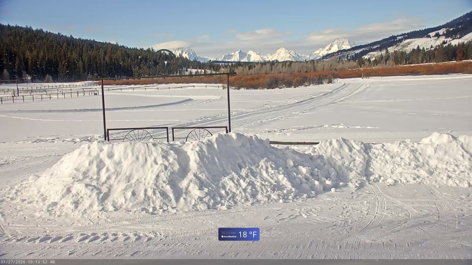 Turpin Meadow Ranch & Campground Live Cam - Moran, Teton, Wyoming, USA