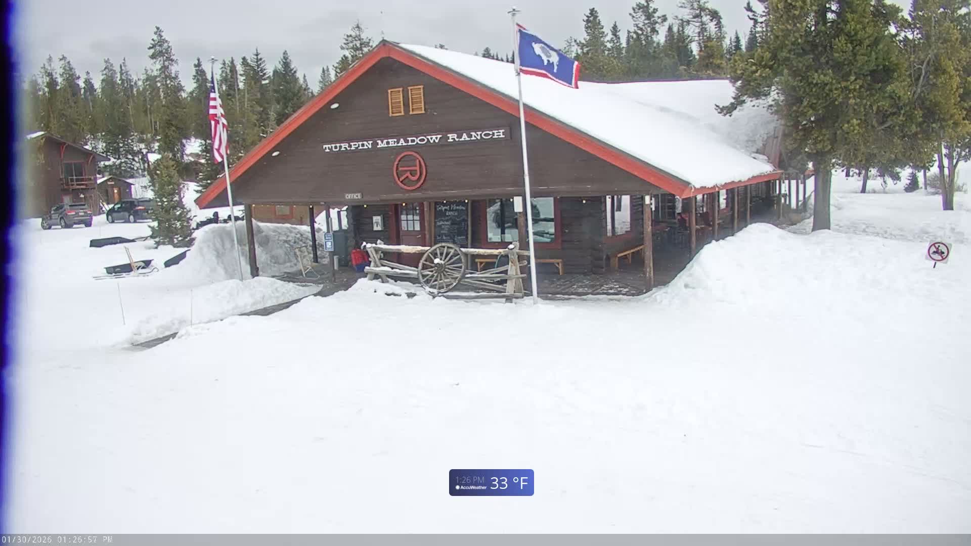 Turpin Meadow Ranch & Campground Live Cam - Moran, Teton, Wyoming, USA