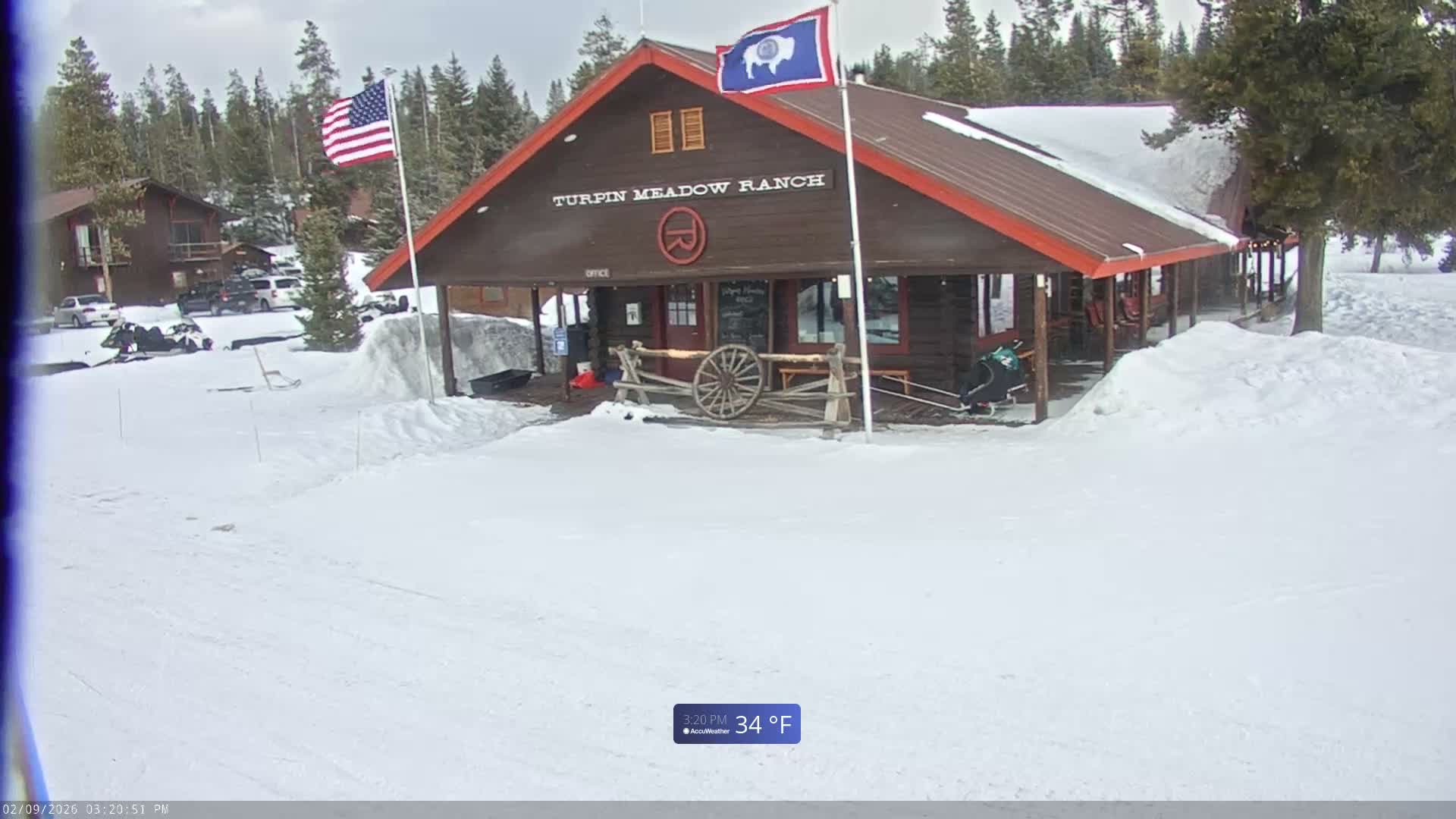 Turpin Meadow Ranch & Campground Live Cam - Moran, Teton, Wyoming, USA