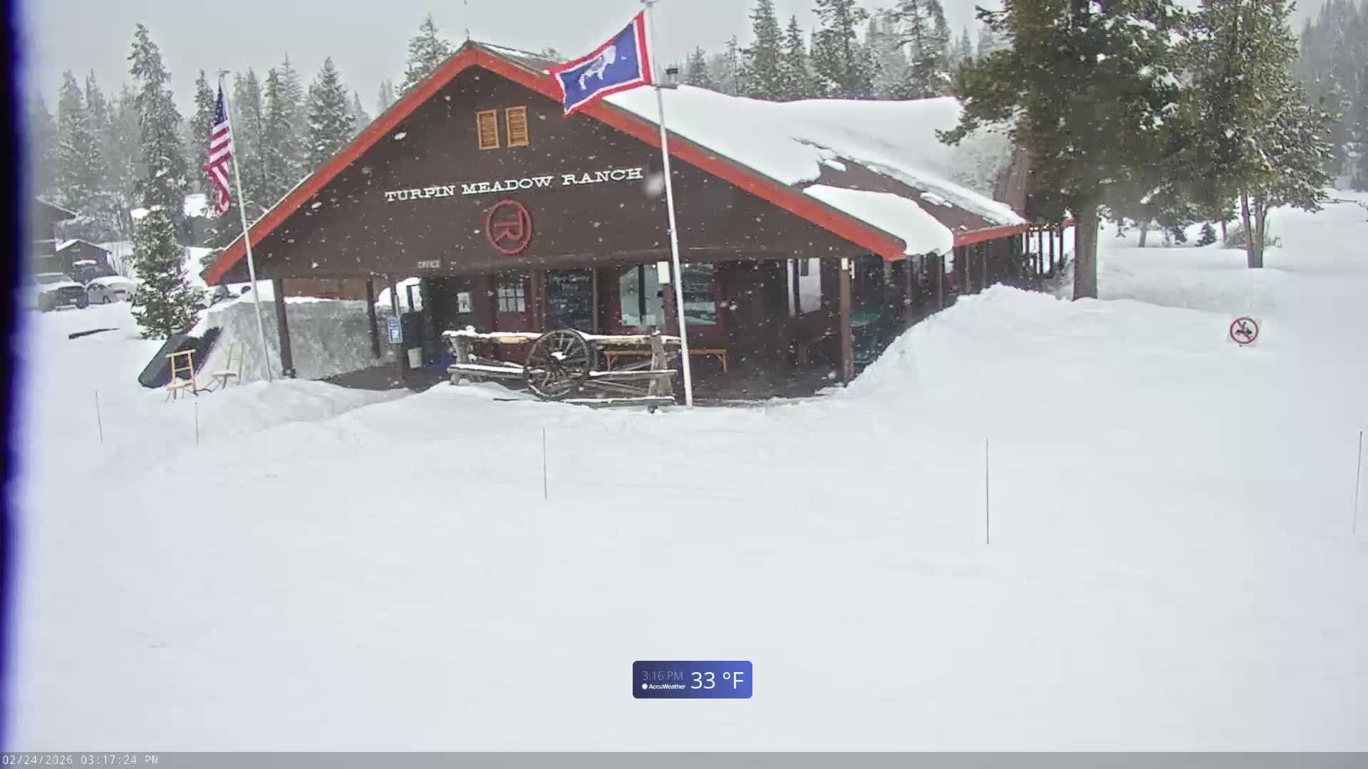 Turpin Meadow Ranch & Campground Live Cam - Moran, Teton, Wyoming, USA