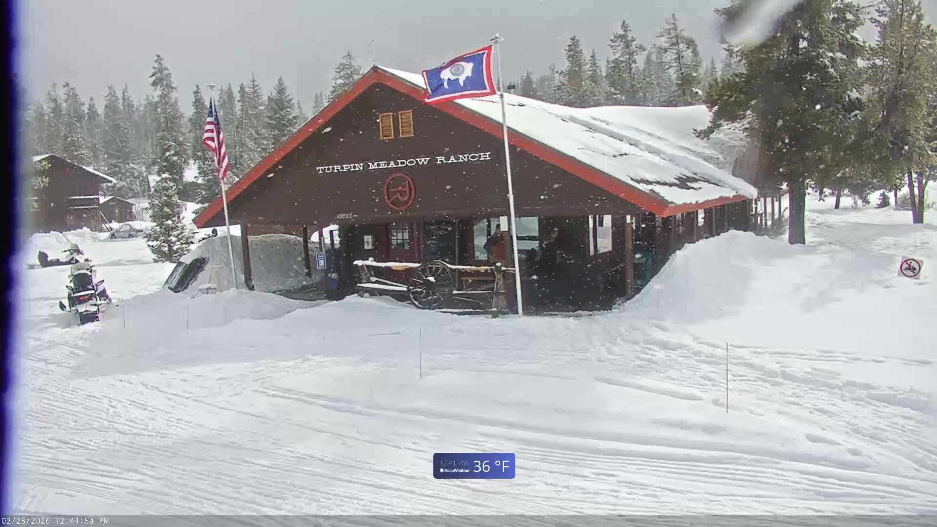 Turpin Meadow Ranch & Campground Live Cam - Moran, Teton, Wyoming, USA