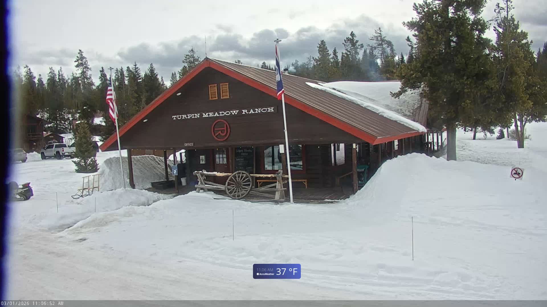 Turpin Meadow Ranch & Campground Live Cam - Moran, Teton, Wyoming, USA