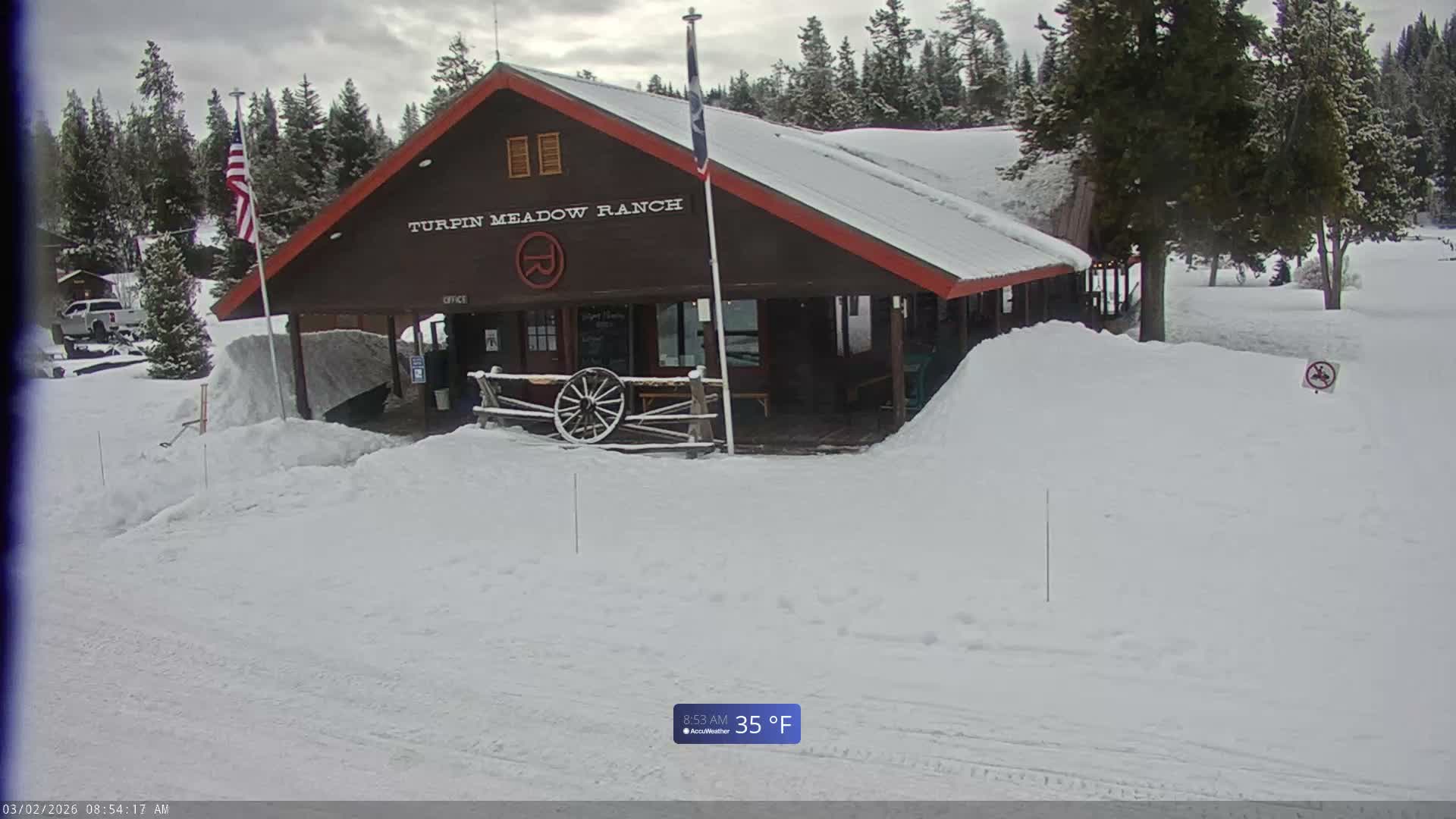 Turpin Meadow Ranch & Campground Live Cam - Moran, Teton, Wyoming, USA