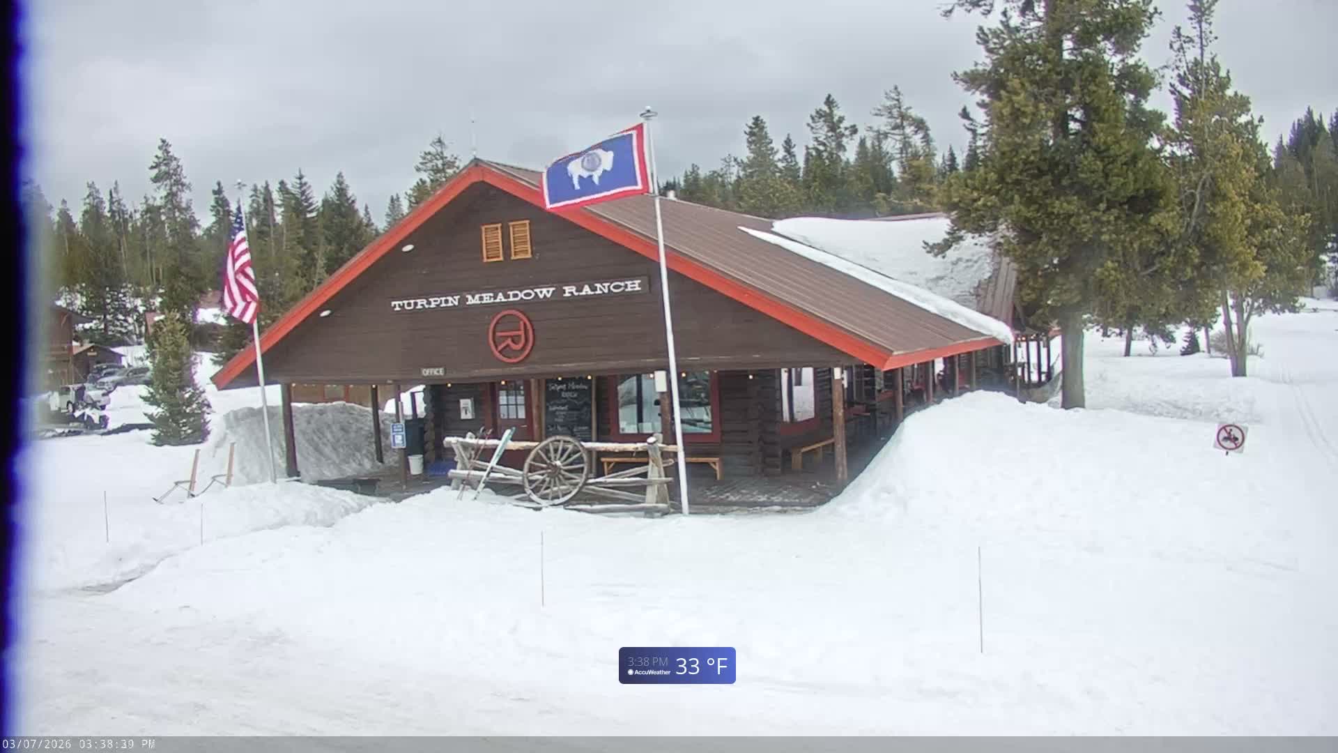 Turpin Meadow Ranch & Campground Live Cam - Moran, Teton, Wyoming, USA