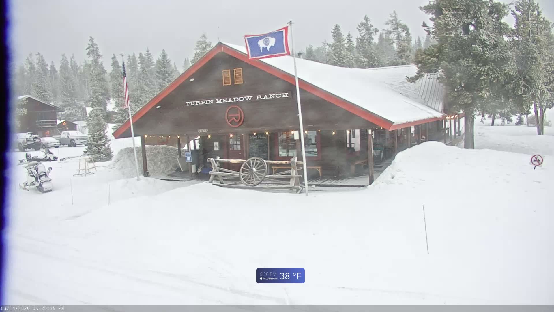 Turpin Meadow Ranch & Campground Live Cam - Moran, Teton, Wyoming, USA