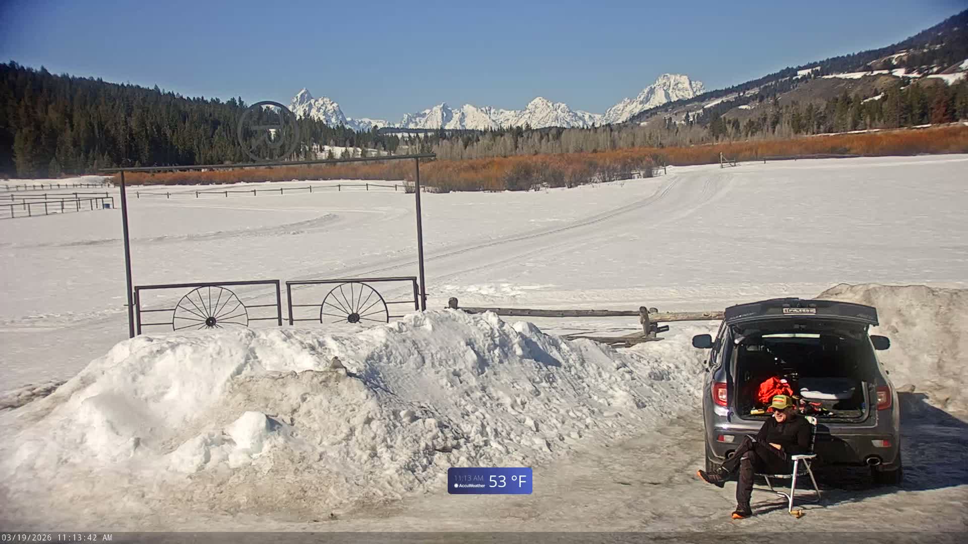 Turpin Meadow Ranch & Campground Live Cam - Moran, Teton, Wyoming, USA