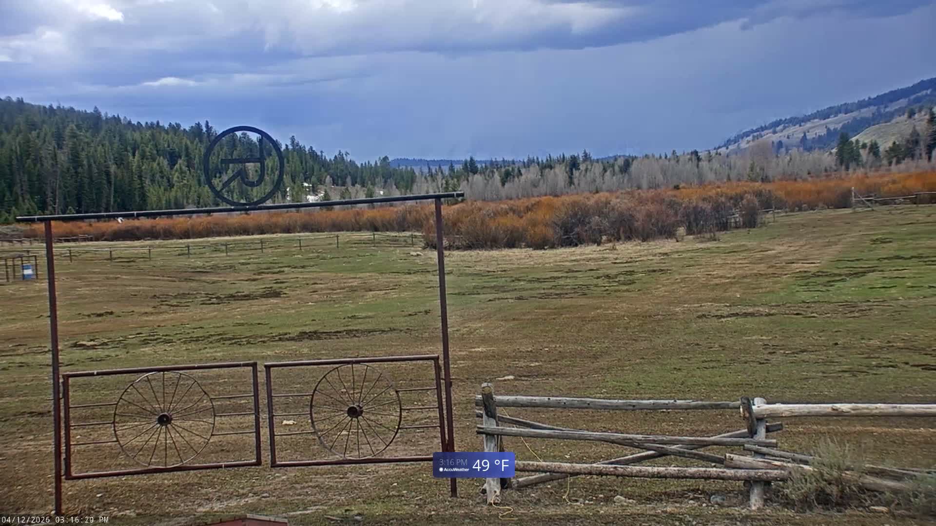 Turpin Meadow Ranch & Campground Live Cam - Moran, Teton, Wyoming, USA