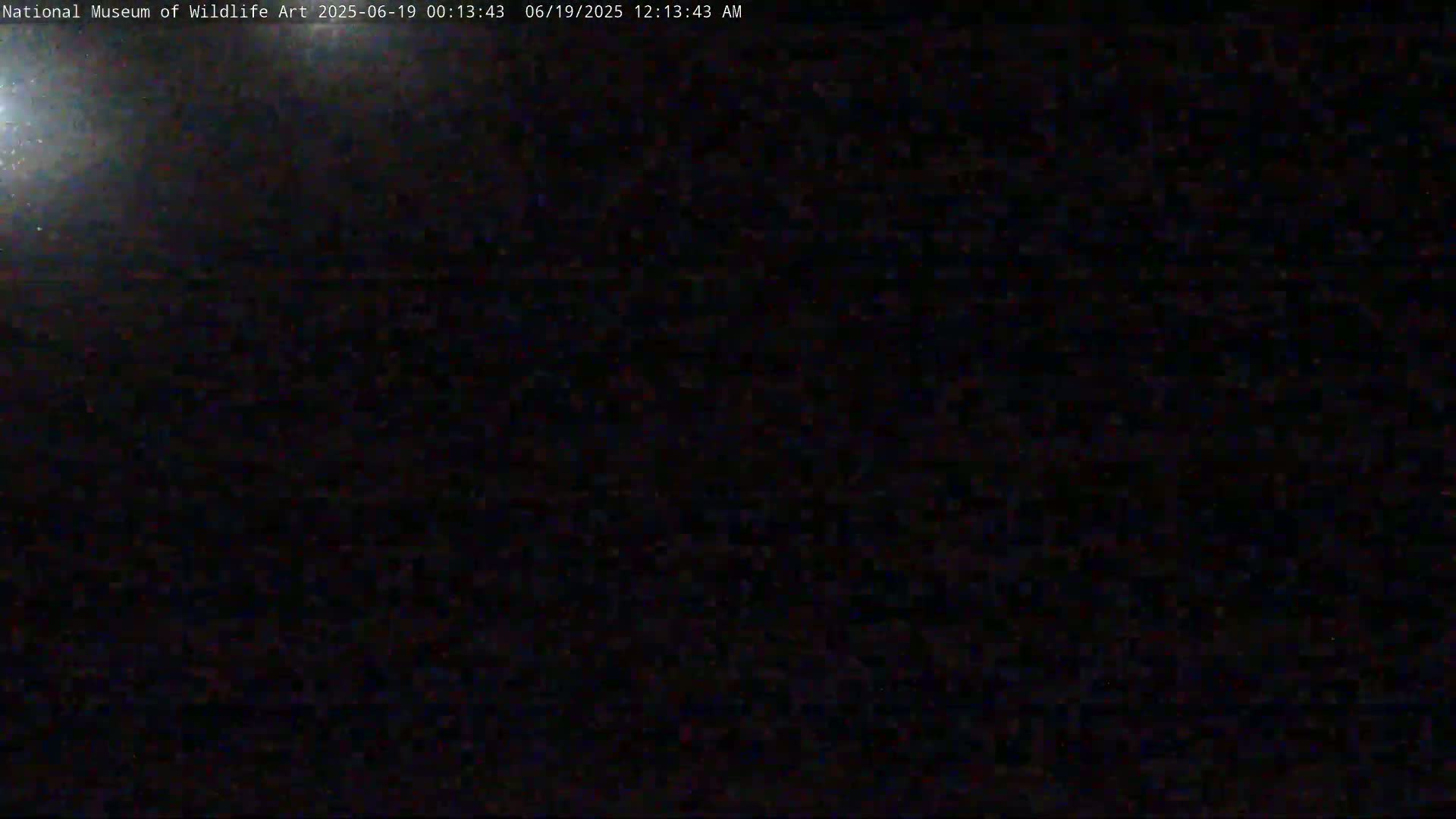 Jackson Hole, Elk Refuge from National Museum of Wildlife Art Live Cam -  Jackson, Teton, Wyoming, USA