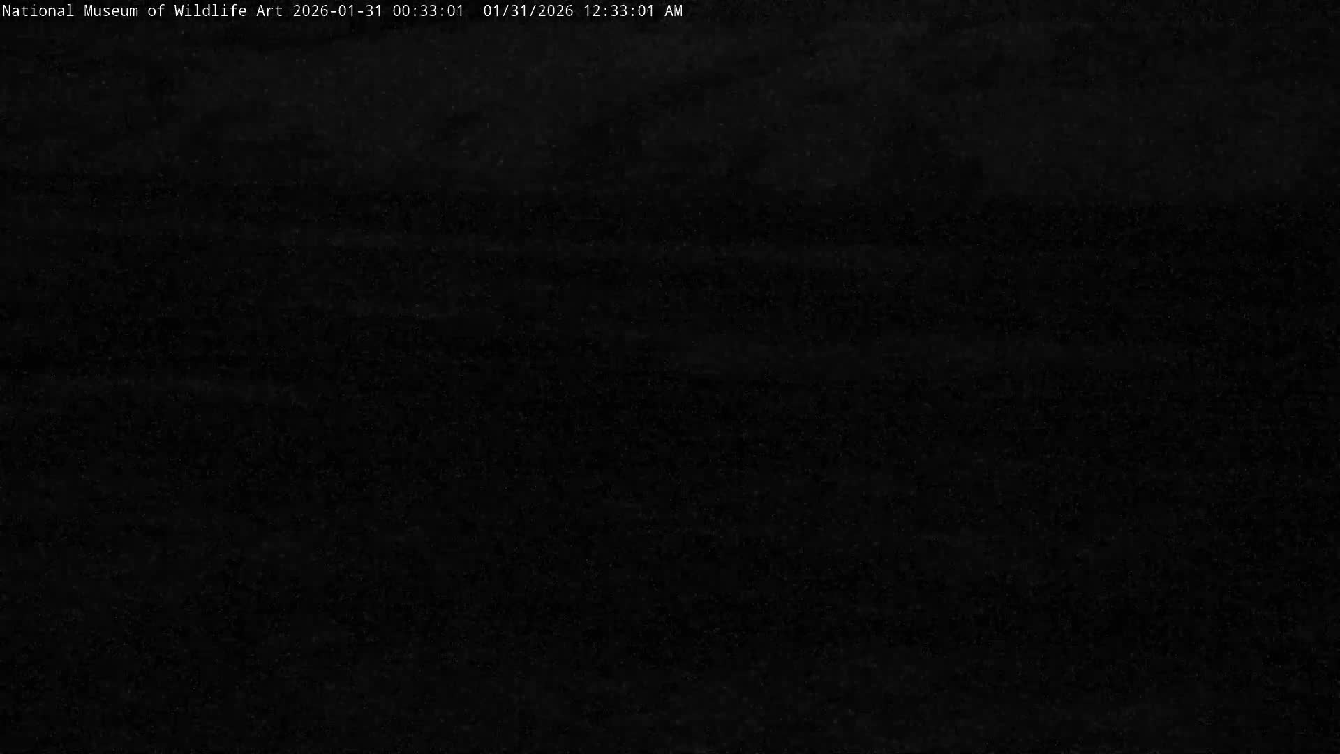 Jackson Hole, Elk Refuge from National Museum of Wildlife Art Live Cam -  Jackson, Teton, Wyoming, USA