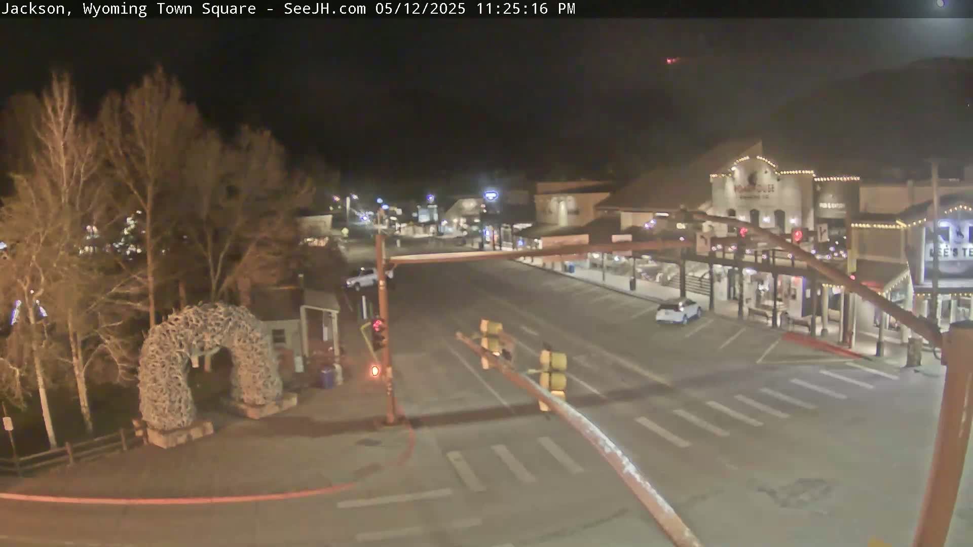 Jackson Hole, Jackson Town Junction Easy View Live Cam - Jackson, Teton, Wyoming, USA