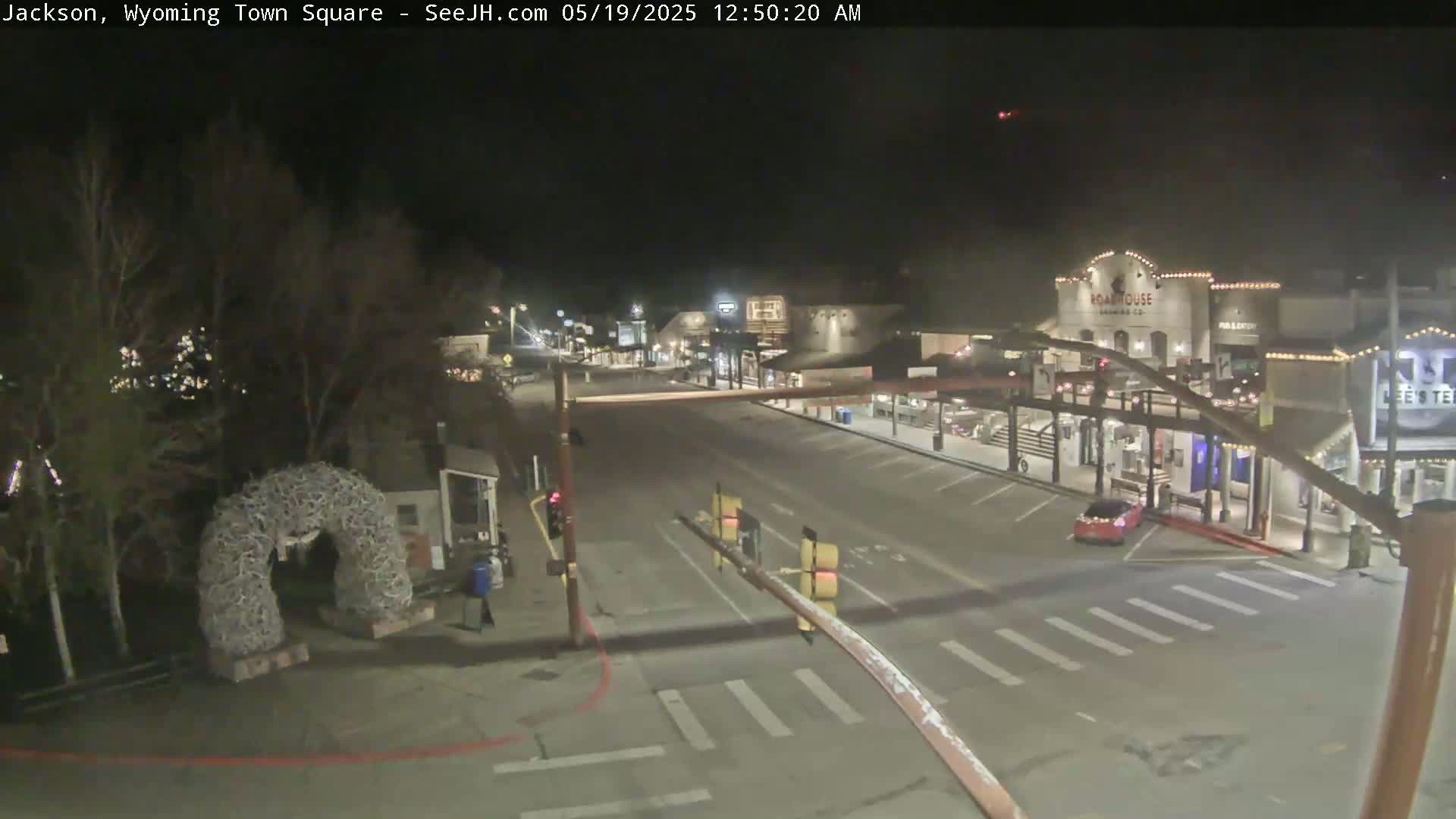 Jackson Hole, Jackson Town Junction Easy View Live Cam - Jackson, Teton, Wyoming, USA