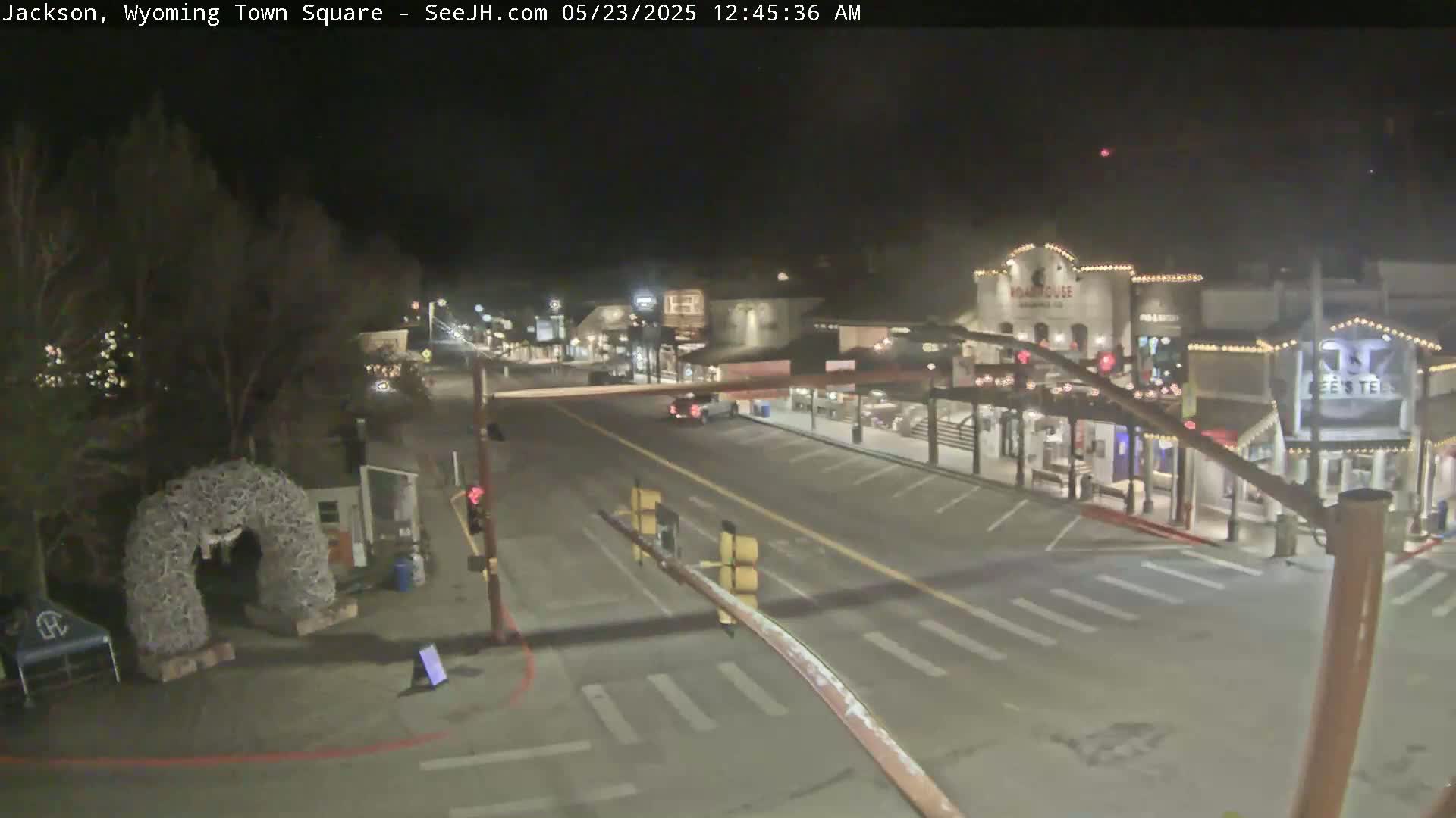 Jackson Hole, Jackson Town Junction Easy View Live Cam - Jackson, Teton, Wyoming, USA