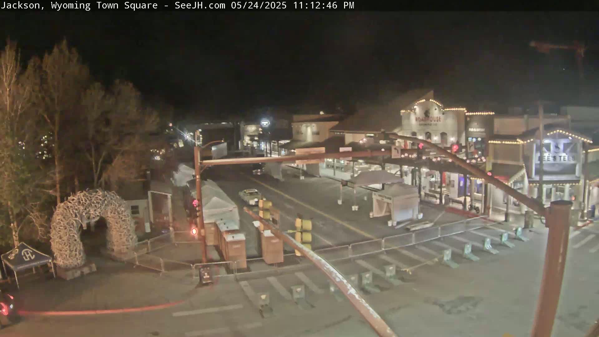 Jackson Hole, Jackson Town Junction Easy View Live Cam - Jackson, Teton, Wyoming, USA
