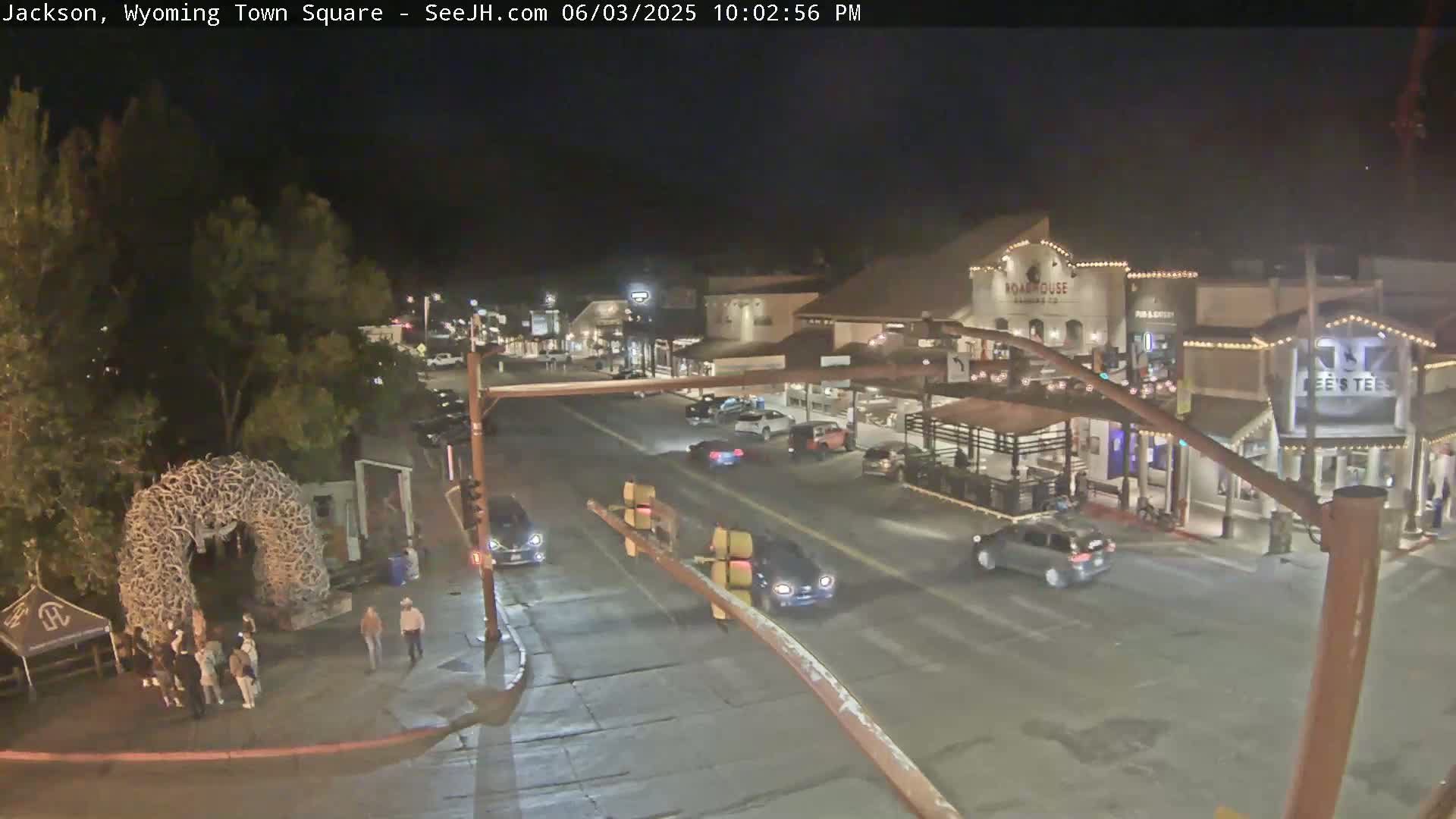 Jackson Hole, Jackson Town Junction Easy View Live Cam - Jackson, Teton, Wyoming, USA