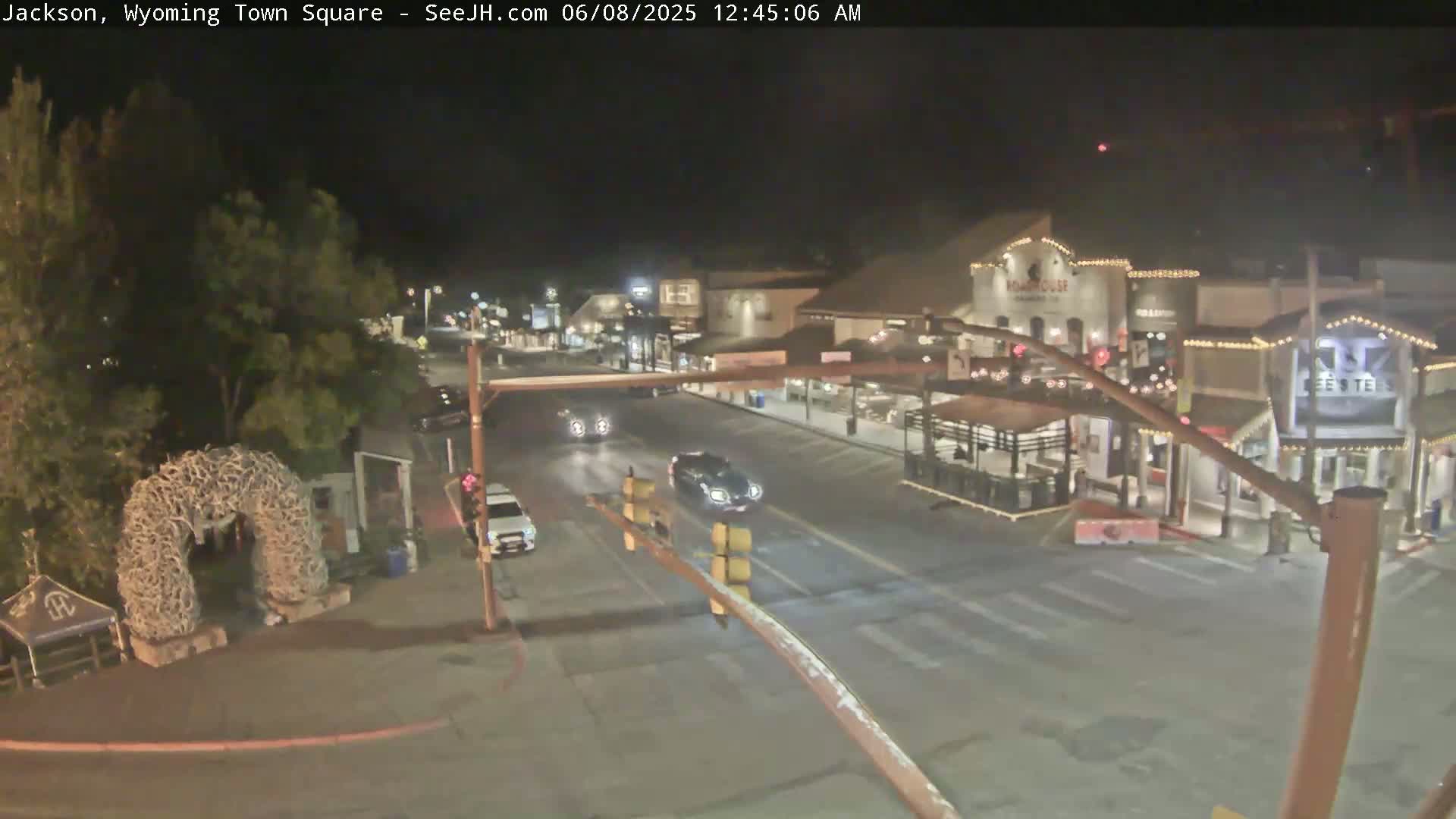 Jackson Hole, Jackson Town Junction Easy View Live Cam - Jackson, Teton, Wyoming, USA