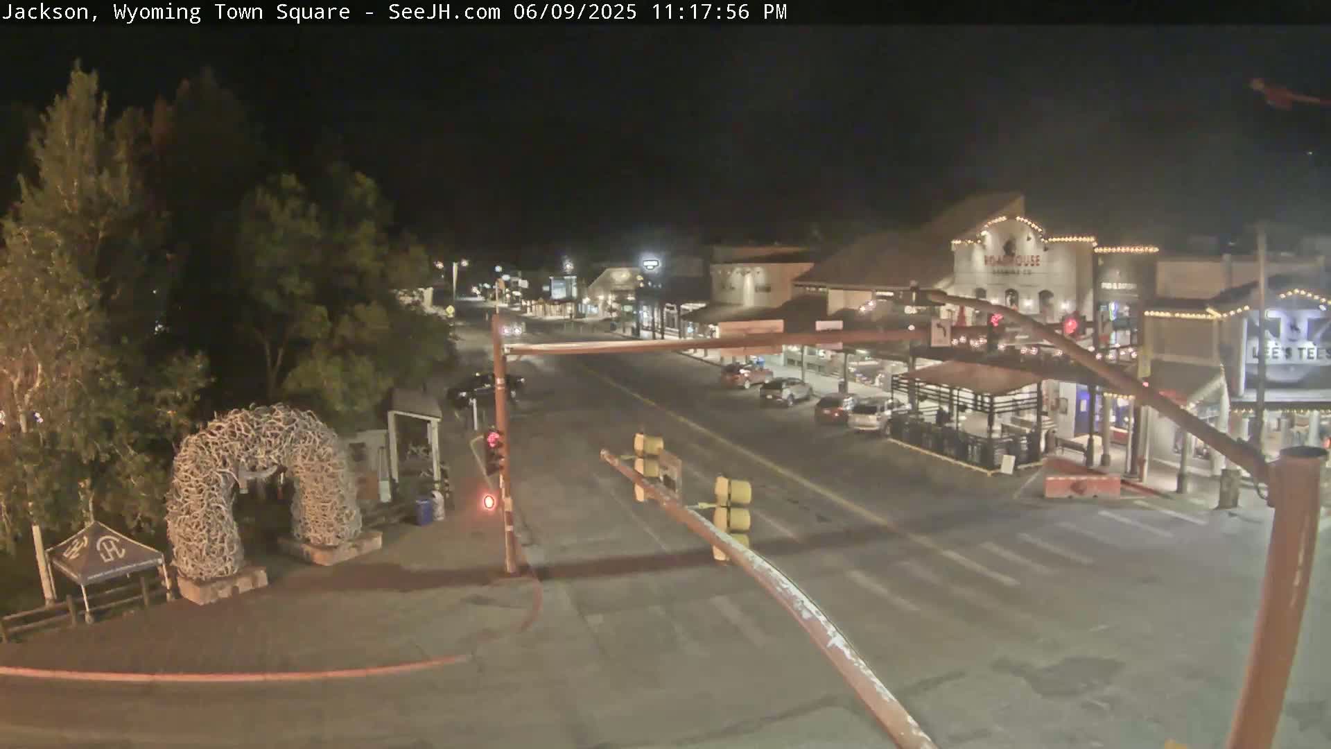 Jackson Hole, Jackson Town Junction Easy View Live Cam - Jackson, Teton, Wyoming, USA