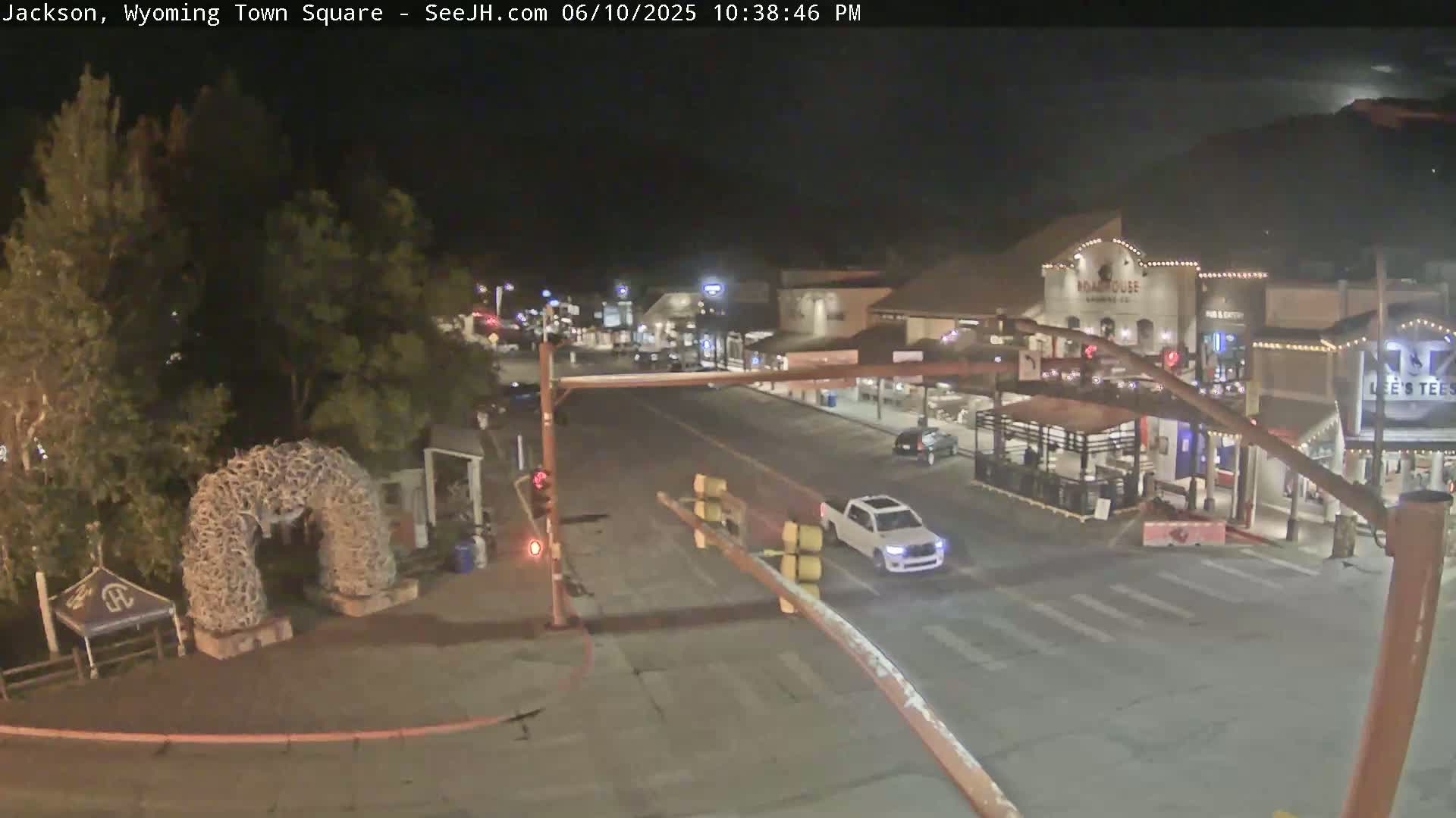 Jackson Hole, Jackson Town Junction Easy View Live Cam - Jackson, Teton, Wyoming, USA