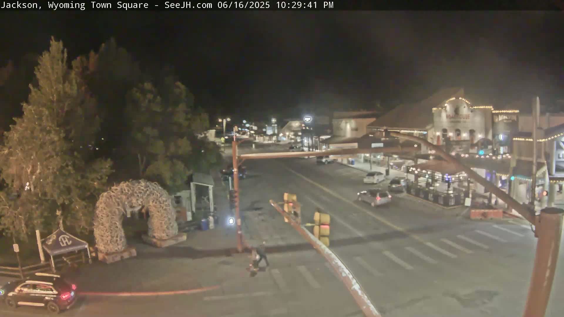 Jackson Hole, Jackson Town Junction Easy View Live Cam - Jackson, Teton, Wyoming, USA