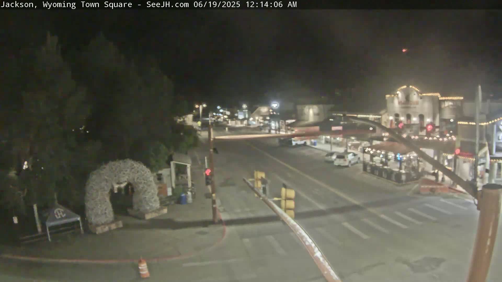Jackson Hole, Jackson Town Junction Easy View Live Cam - Jackson, Teton, Wyoming, USA