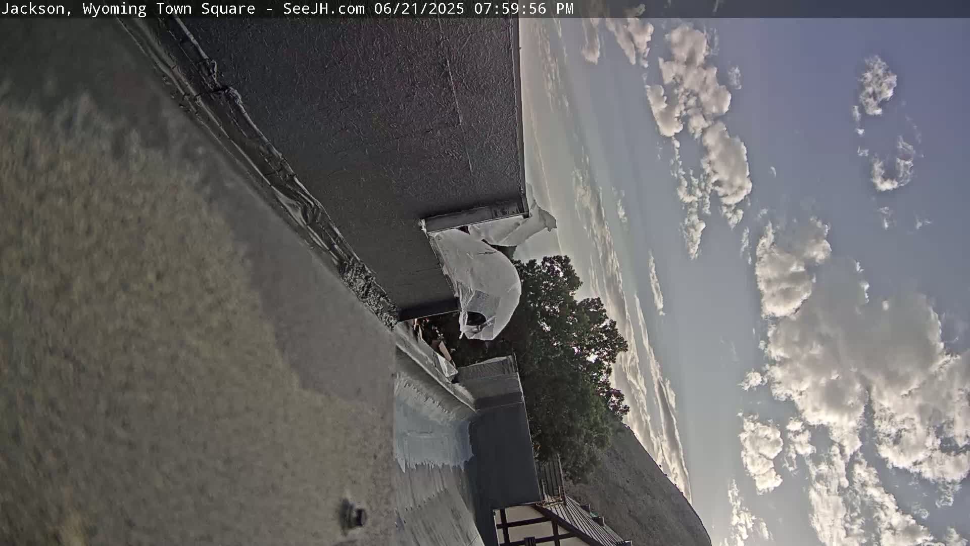 Jackson Hole, Jackson Town Junction Easy View Live Cam - Jackson, Teton, Wyoming, USA
