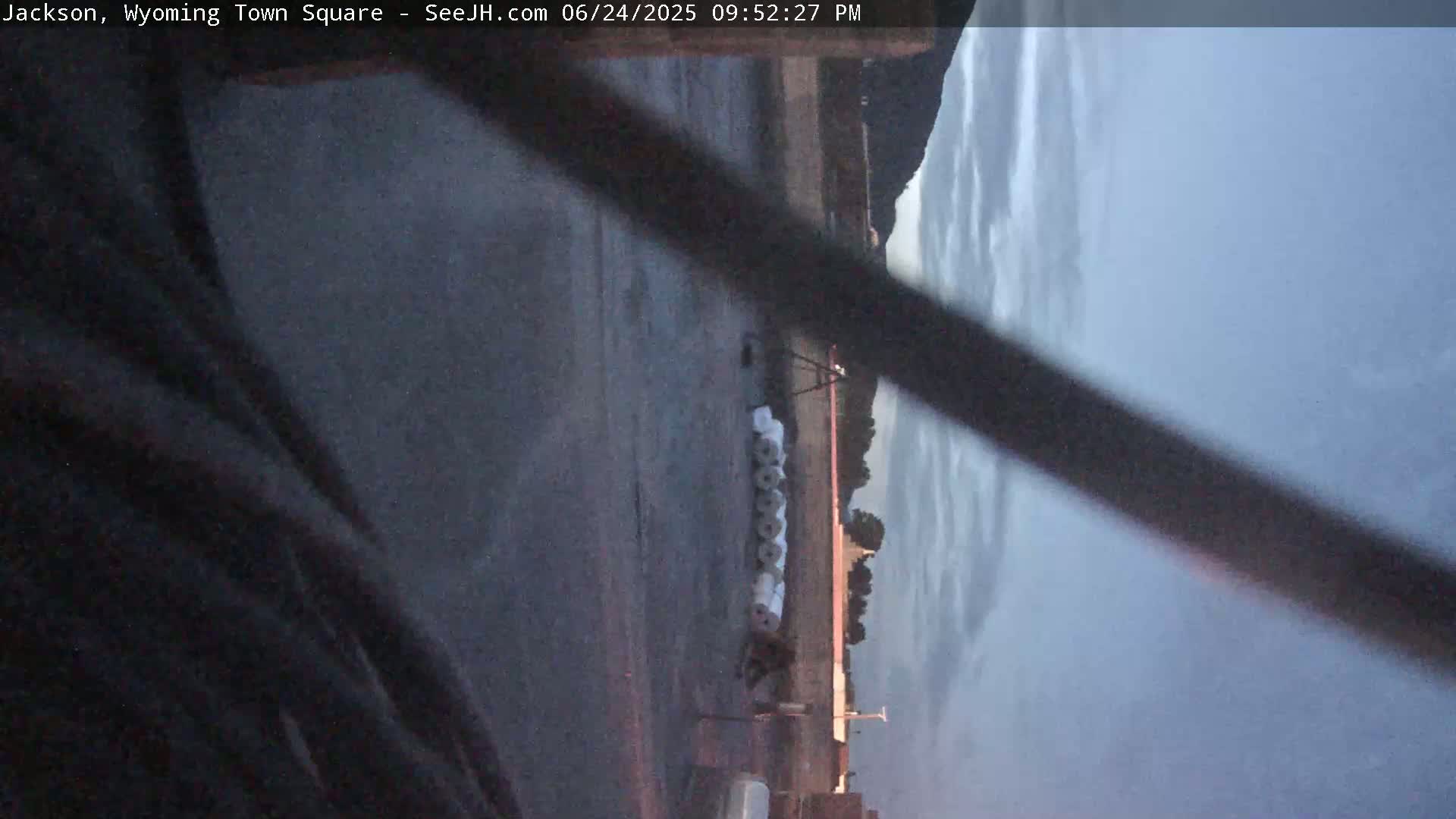 Jackson Hole, Jackson Town Junction Easy View Live Cam - Jackson, Teton, Wyoming, USA