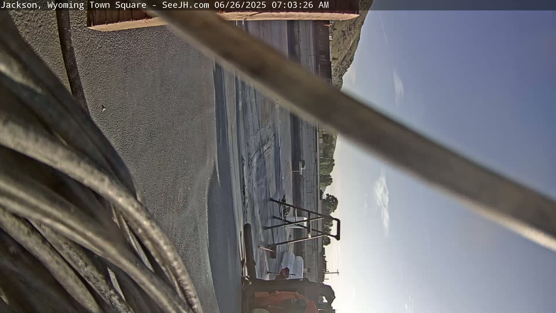 Jackson Hole, Jackson Town Junction Easy View Live Cam - Jackson, Teton, Wyoming, USA